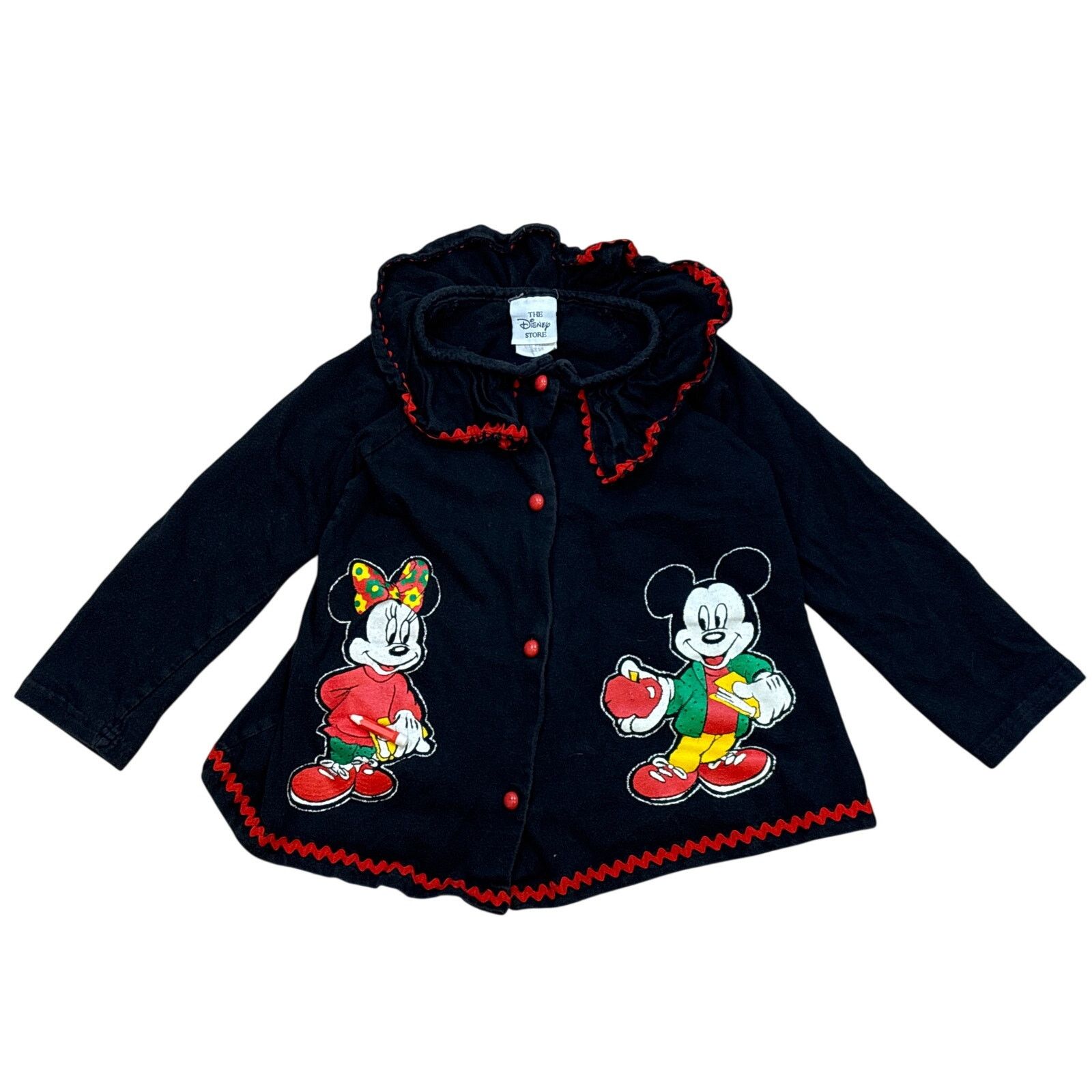 Disney Vintage 90s Mickey & Minnie School button up collared 4/5 Size ONE SIZE - 1 Thumbnail