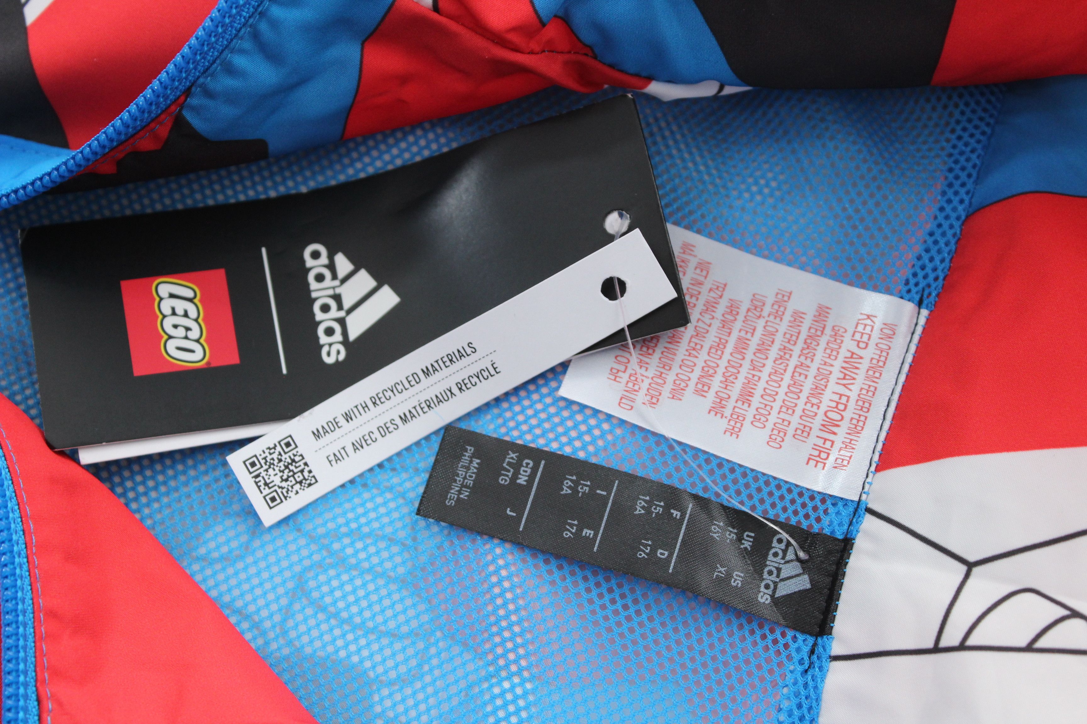 Adidas Adidas x LEGO Training Windbreaker Anorak Jacket Size US M / EU 48-50 / 2 - 9 Thumbnail