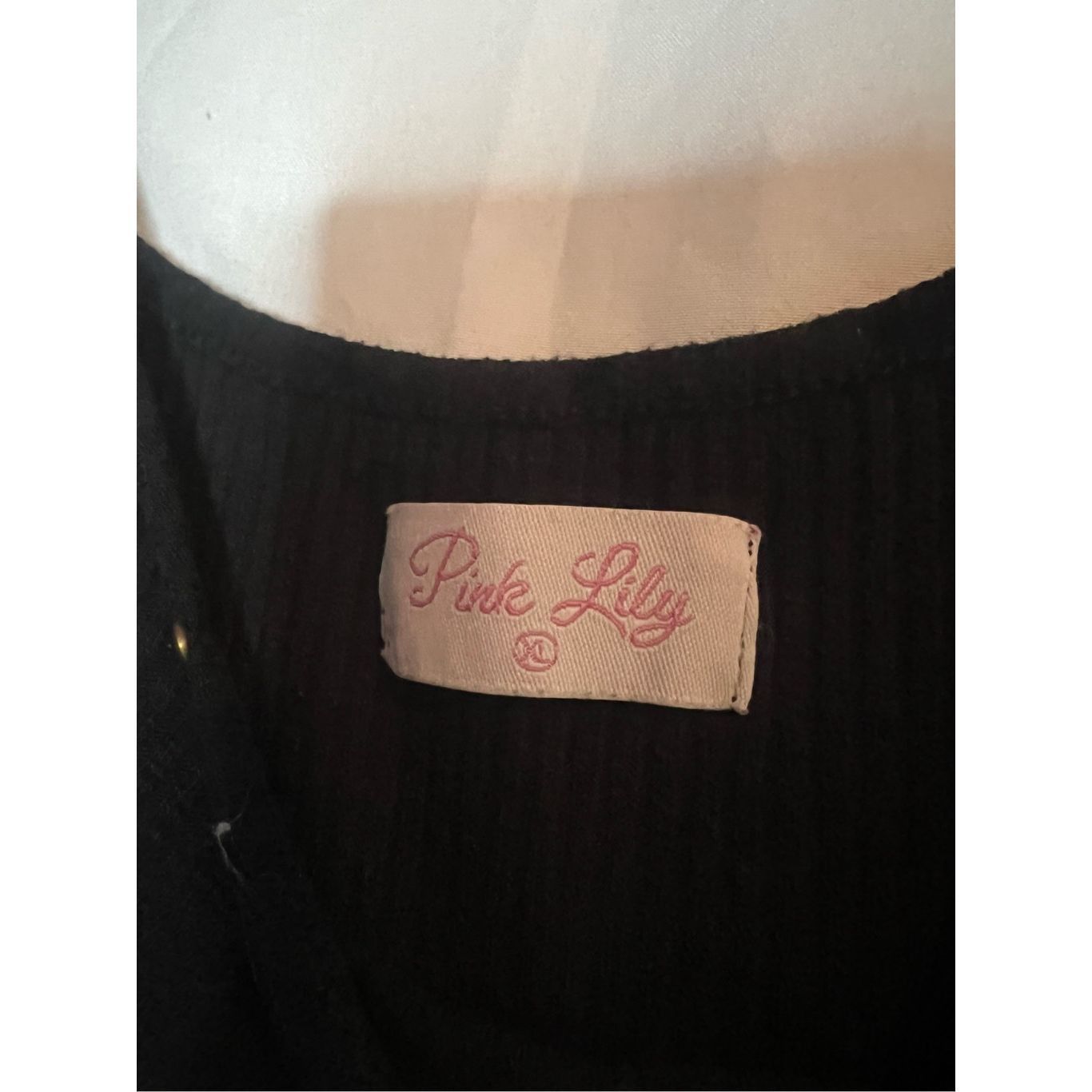 Other Pink Lily Take Your Best Shot Black Studded Trim Tank Top Wo Size XL / US 12-14 / IT 48-50 - 5 Thumbnail
