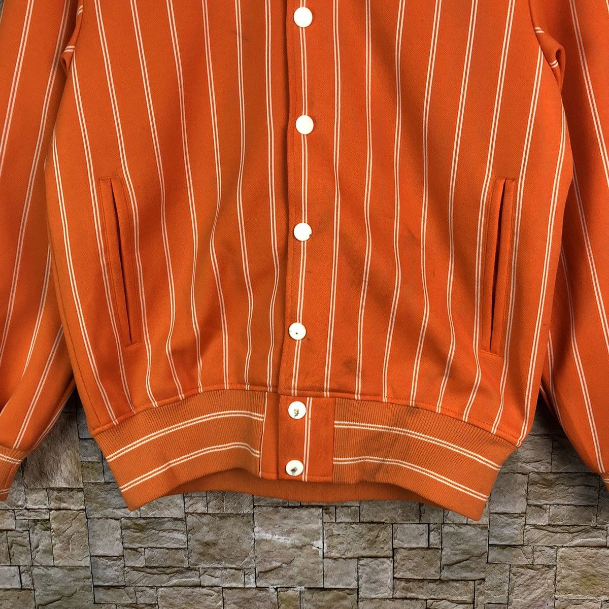 Descente Descente Orange Bombers varsity Jacket #A831 Size US S / EU 44-46 / 1 - 6 Thumbnail