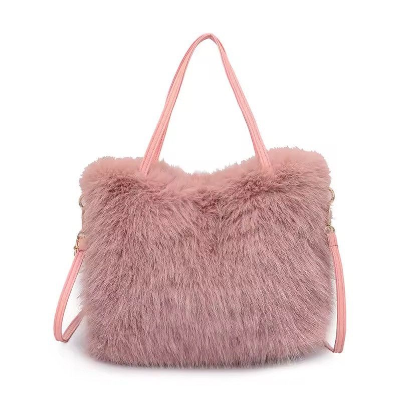 Other Streetwear Designer Faux Fur Fluffy Cartoon Crossbody Bag Size ONE SIZE - 6 Thumbnail