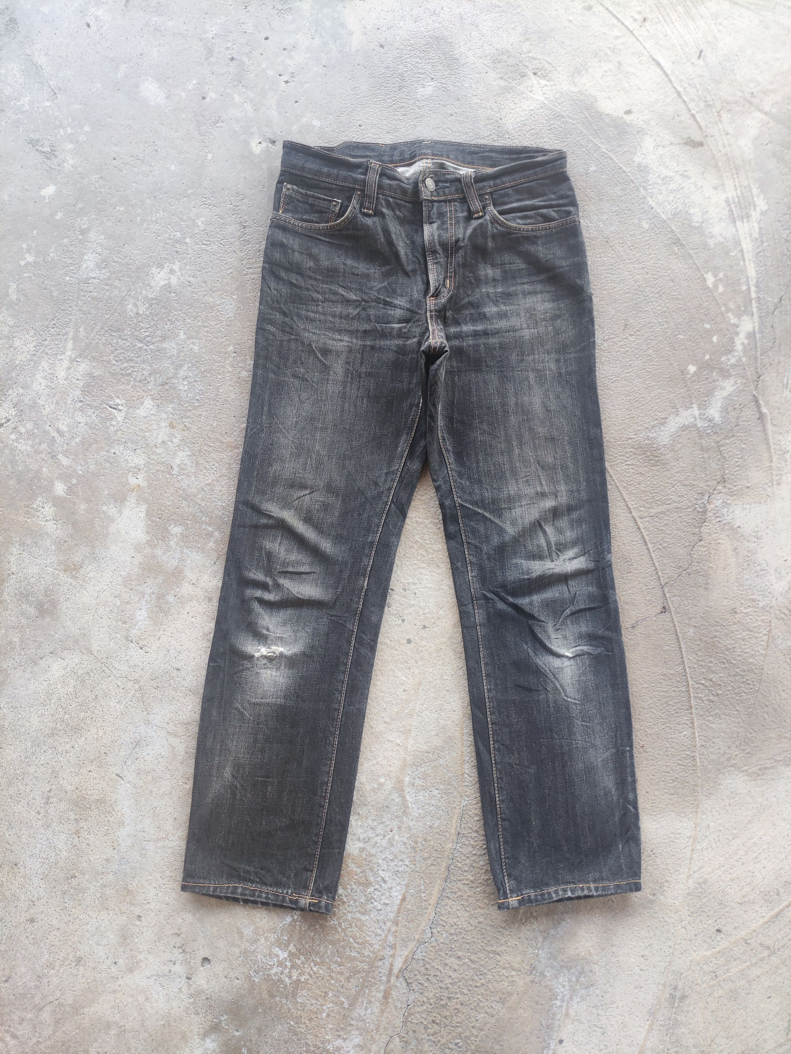 Edwin Vintage Edwin Distress Faded Denim Jean W30 Size US 30 / EU 46 - 1 Thumbnail