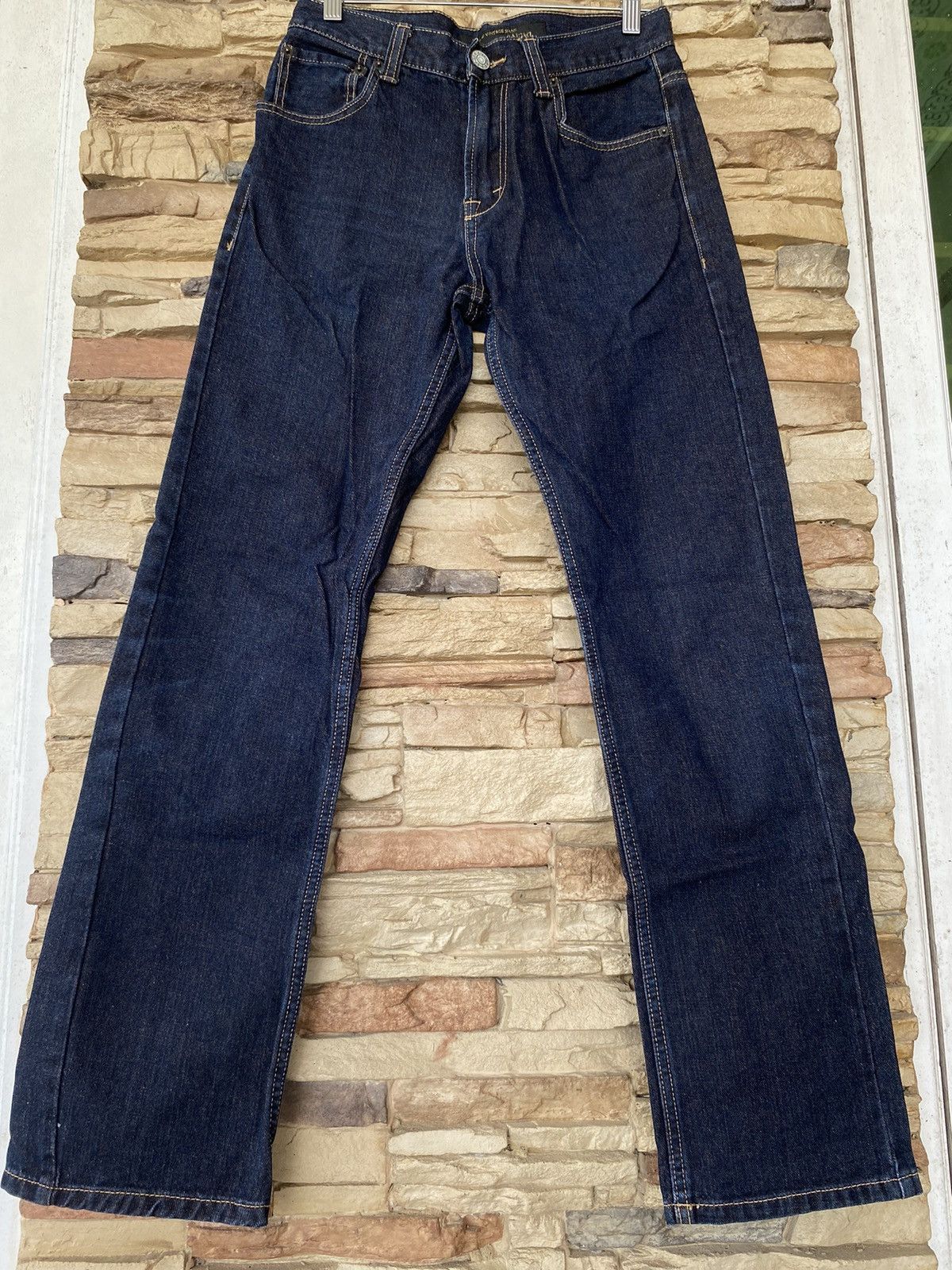 Vintage 💸 Binding Offer Edwin 505 New Vintage Straight Cut Jeans Size US 28 / EU 44 - 1 Thumbnail