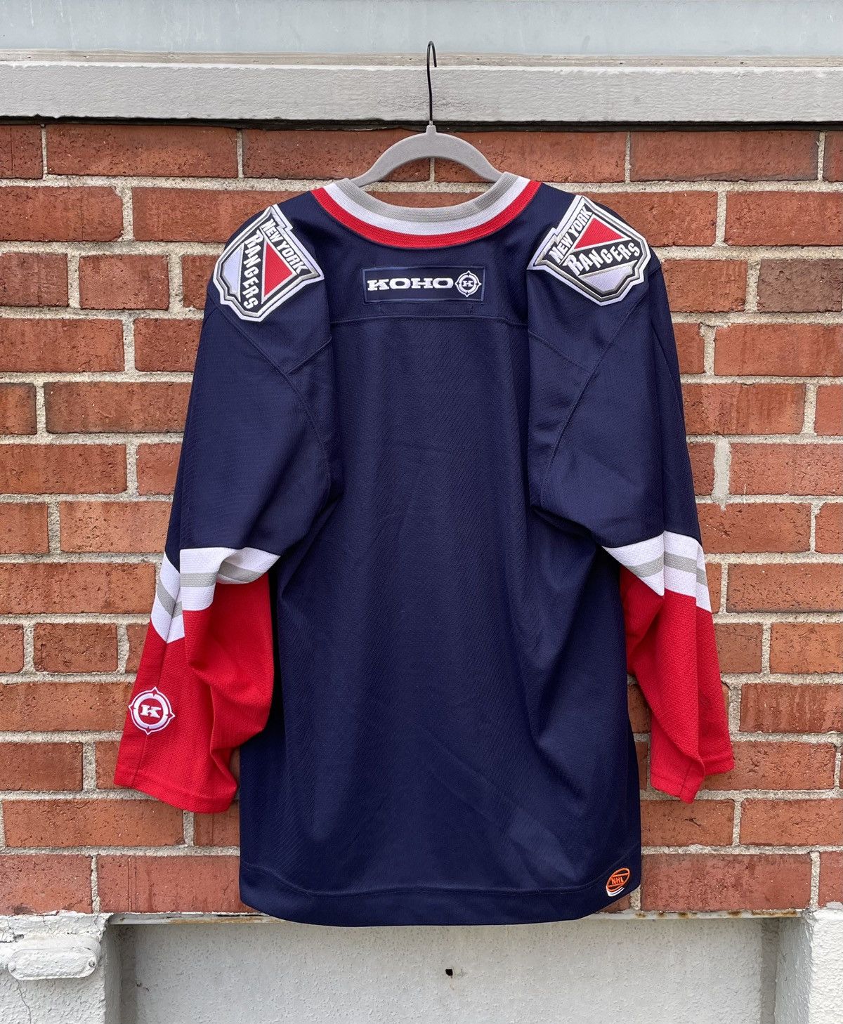Koho Vintage (1996) New York Rangers Lady Liberty Hockey Jersey Size US M / EU 48-50 / 2 - 6 Thumbnail