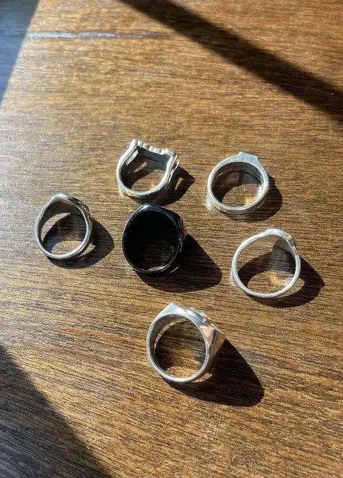 Jewelry × Vintage Avante Garde Ring Combo Size ONE SIZE - 2 Thumbnail