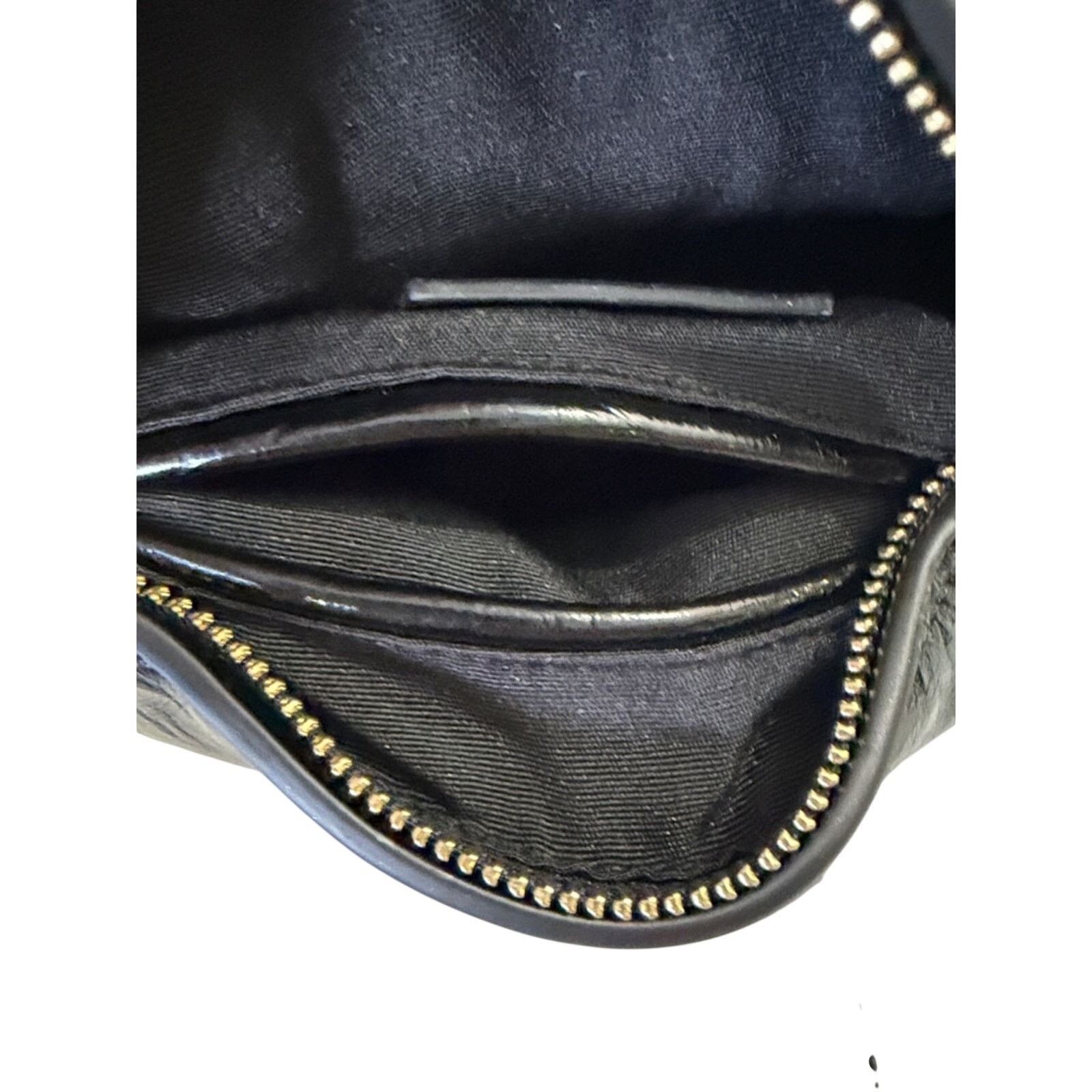Zara ZARA Mini Bucket Black Bag with Metallic Gold Handle Size ONE SIZE - 3 Thumbnail