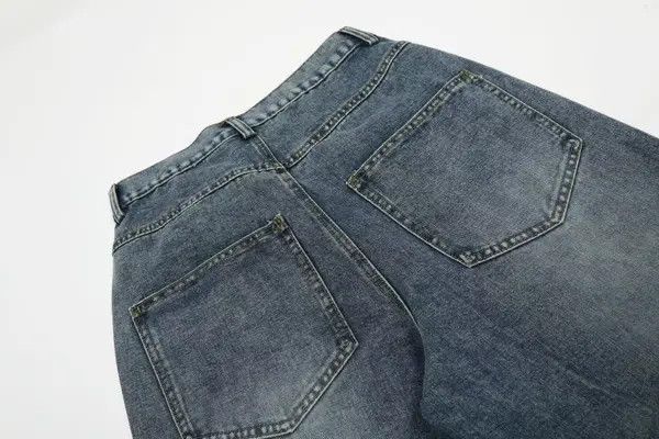 Jean Itou Loose wide-leg punk distressed embroidered washed jeans Size US 32 / EU 48 - 6 Thumbnail