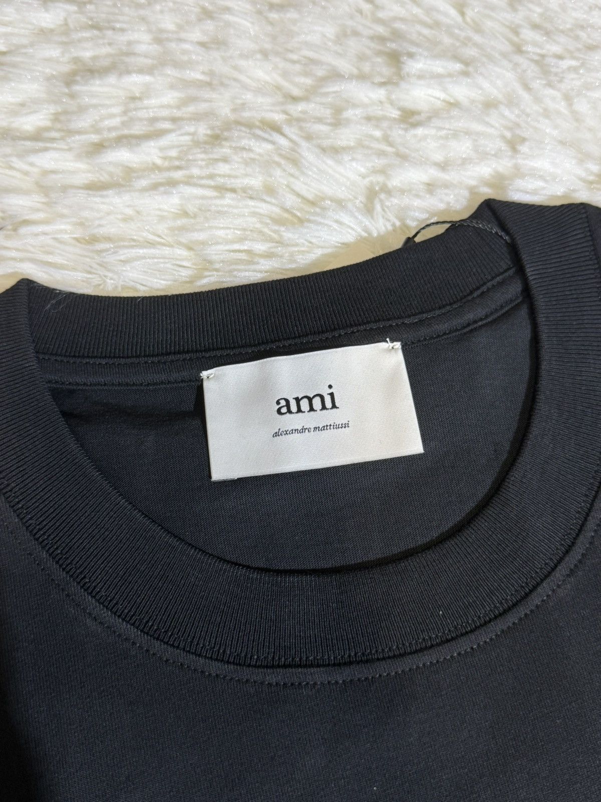 AMI Ami black t shirt Size US L / EU 52-54 / 3 - 3 Thumbnail