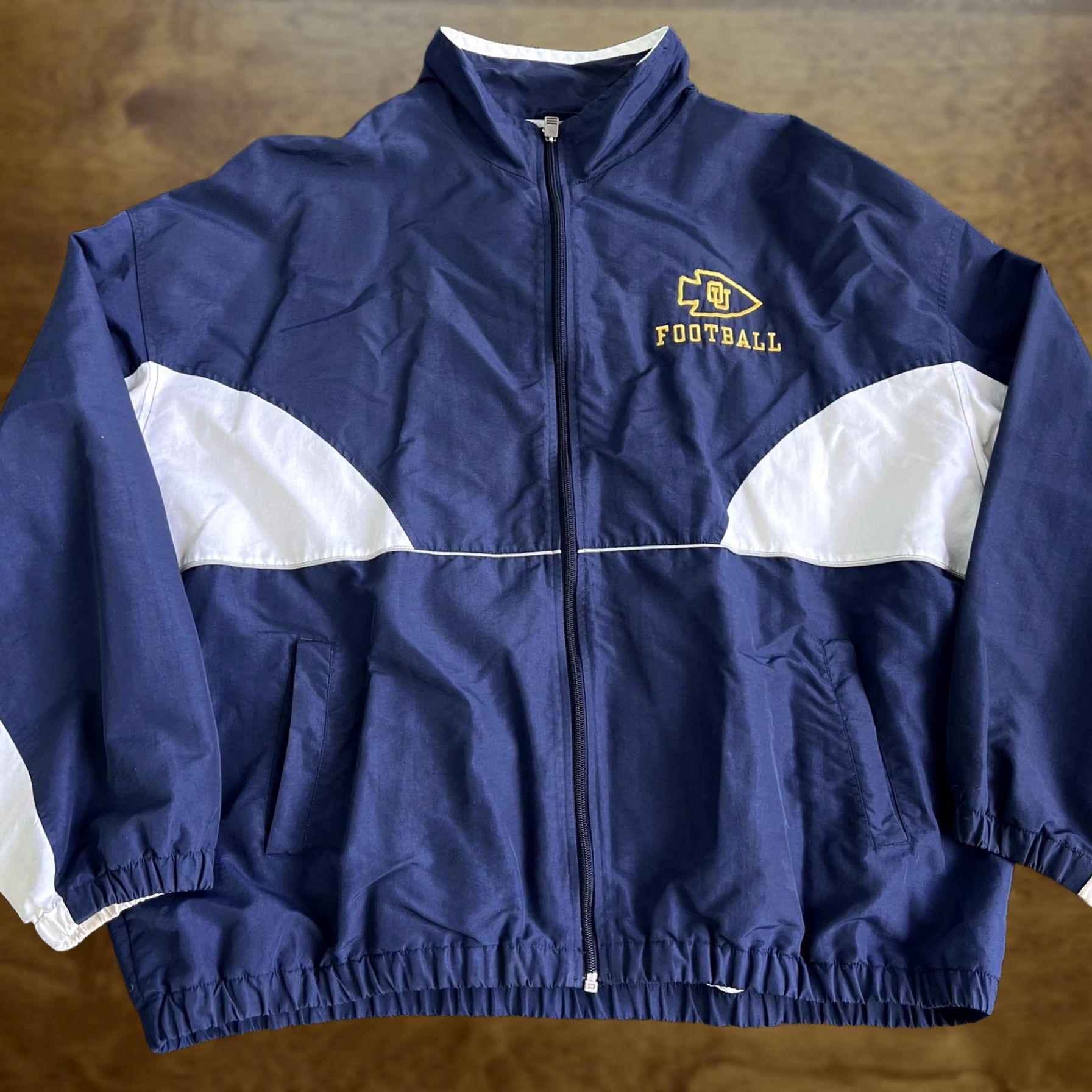Russell Athletic Vintage Russell Athletic Jacket Mens 2XL Blue Full Zip Football Windbreaker 90s Size US XXL / EU 58 / 5 - 1 Thumbnail