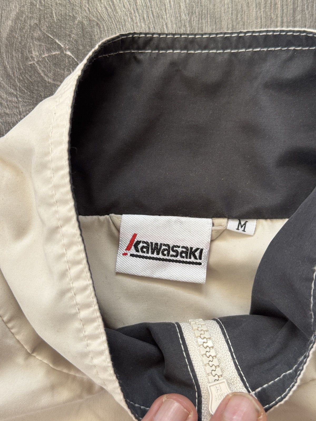 Japanese Brand Y2K Vintage Kawasaki Japanese Drill Track Top Size US M / EU 48-50 / 2 - 3 Thumbnail