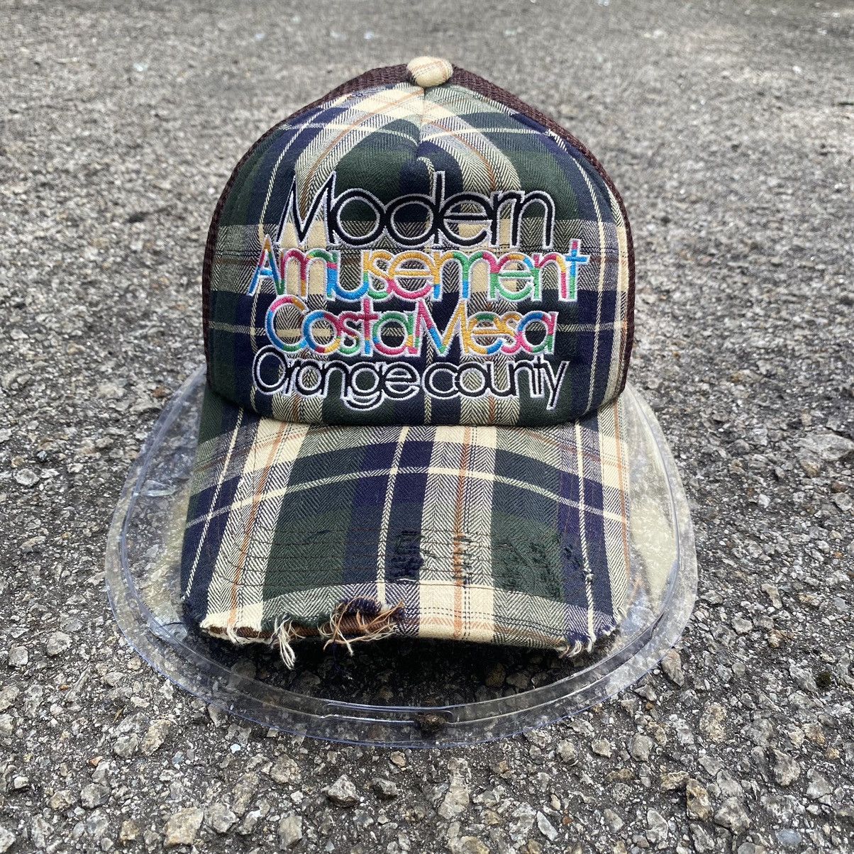 Modern Amusement MODERN AMUSEMENT EMBROIDERED DISTRESSED TRUCKER HAT Size ONE SIZE - 2 Thumbnail