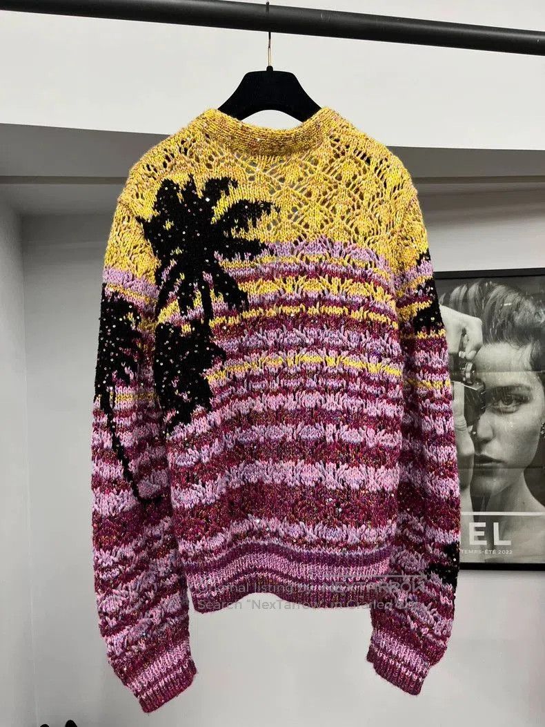 Chanel Chanel 24C Sequin Knit Cardigan. Size US M / EU 48-50 / 2 - 4 Thumbnail