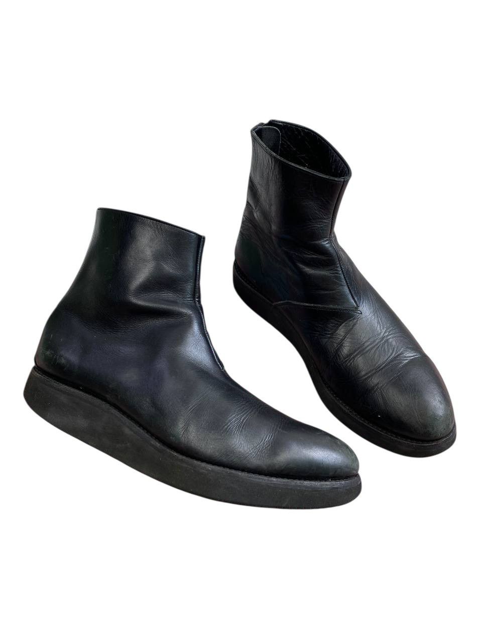 Lad Musician Lad Musician Back Zipper Leather Ankle Boots Size US 11.5 / EU 44-45 - 1 Thumbnail