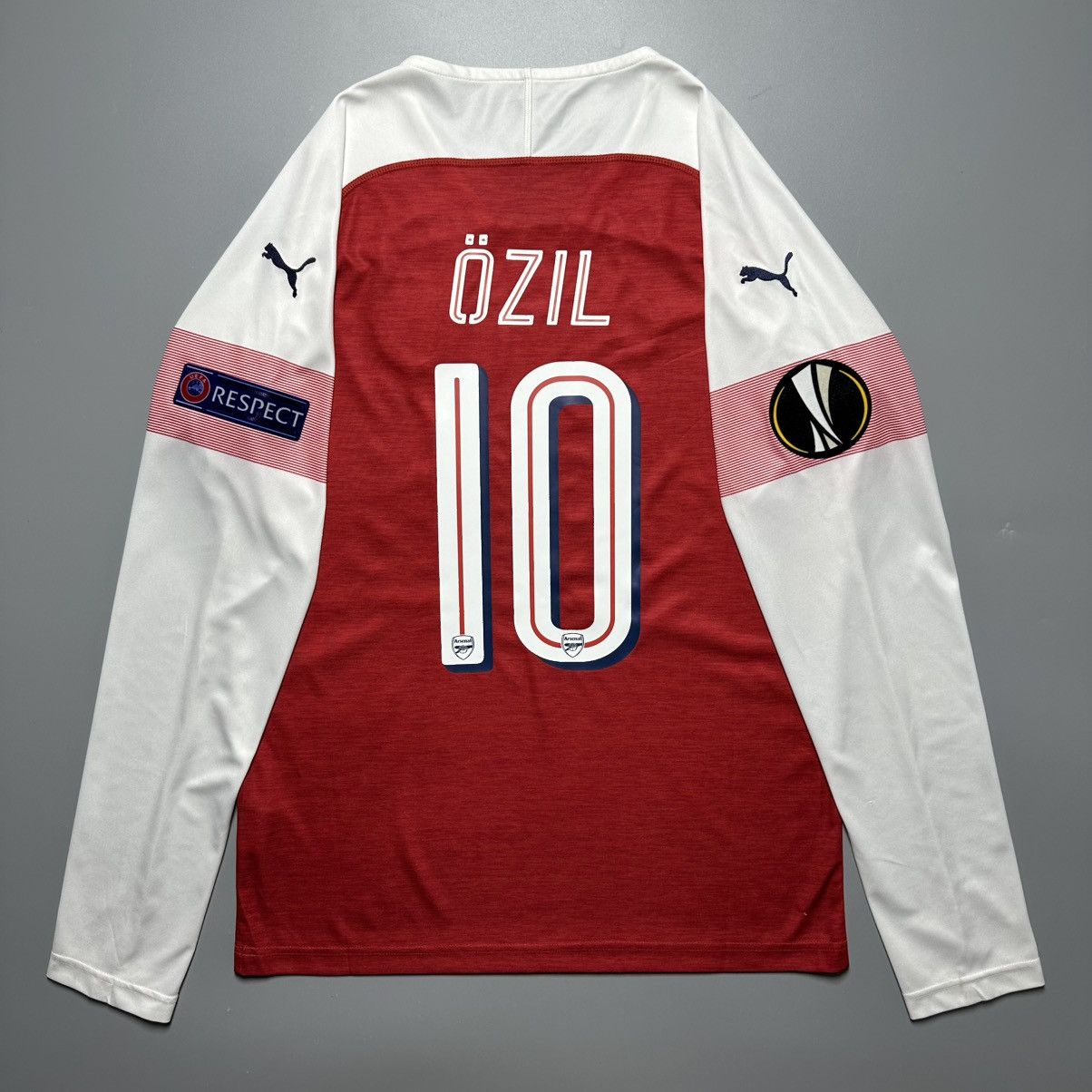 Puma ARSENAL PUMA 2018/2019 FOOTBALL SOCCER HOME JERSEY #10 OZIL Size US L / EU 52-54 / 3 - 1 Thumbnail