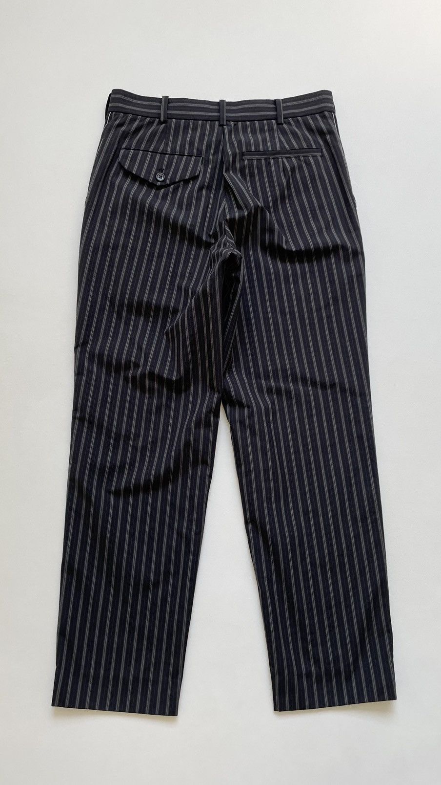 Comme des Garcons S/S 19 Reworked Black/White Pinstripe Pants Size US 30 / EU 46 - 10 Thumbnail