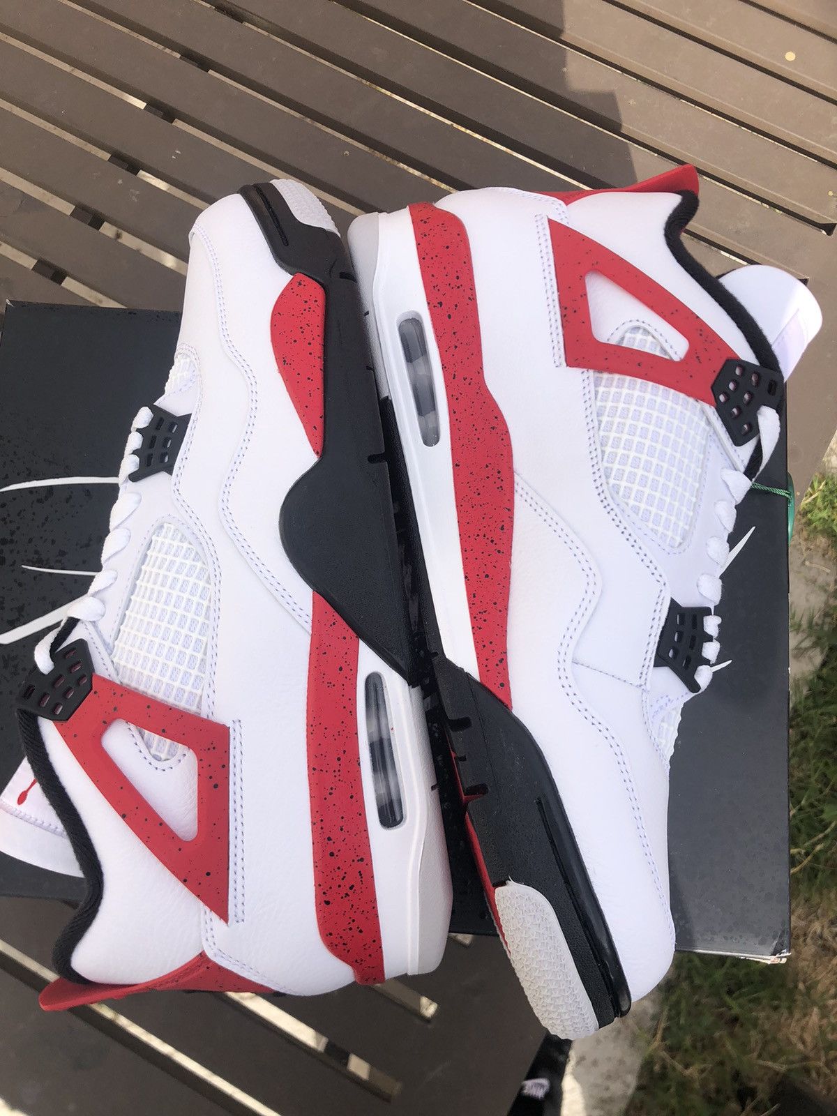 Nike Air Jordan 4 Retro (Red Cement) 2023 | Grailed