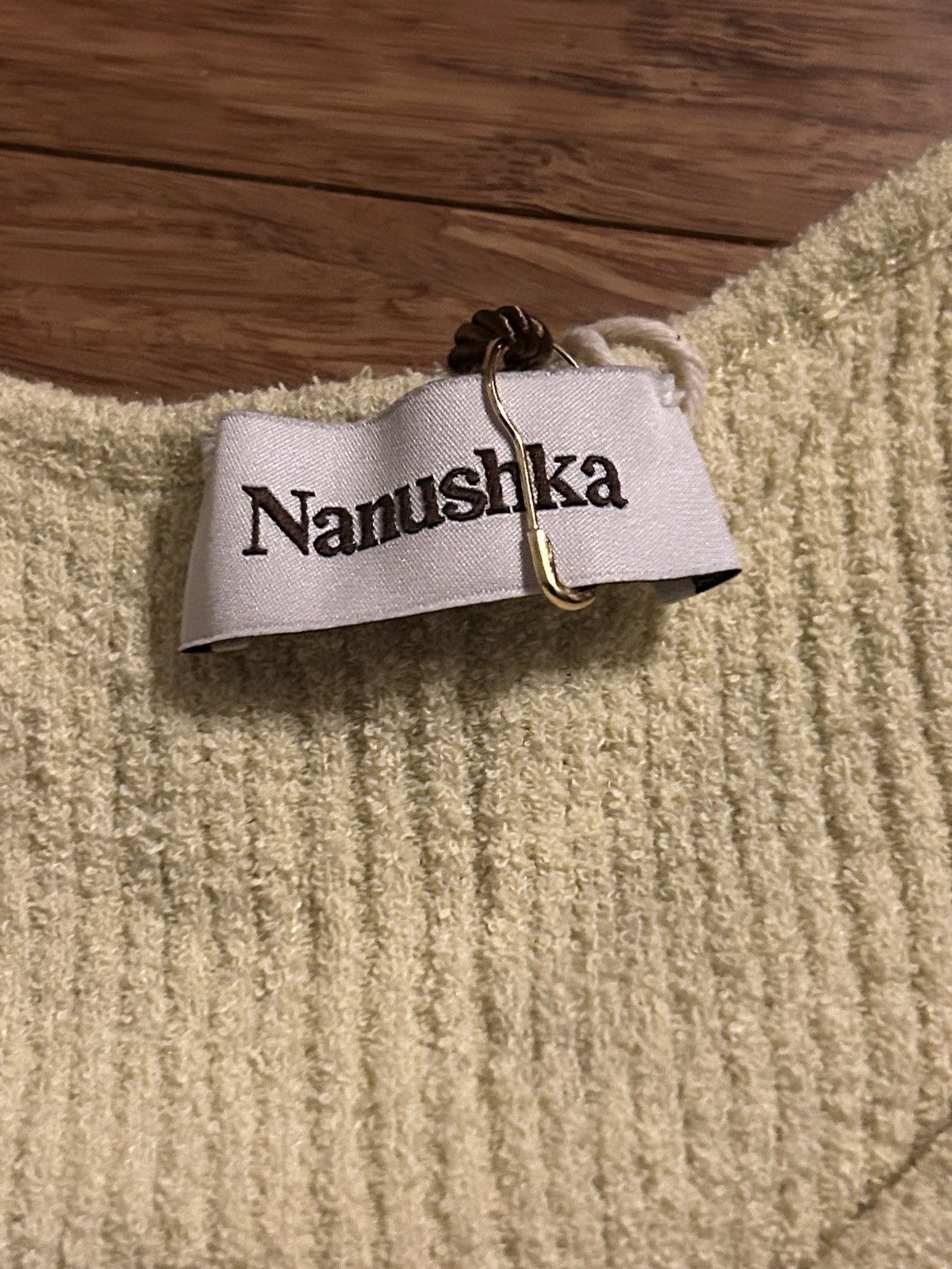 Nanushka NANUSHKA Amra Organic Cropped Cotton-blend chenille Top Size L / US 10 / IT 46 - 5 Thumbnail