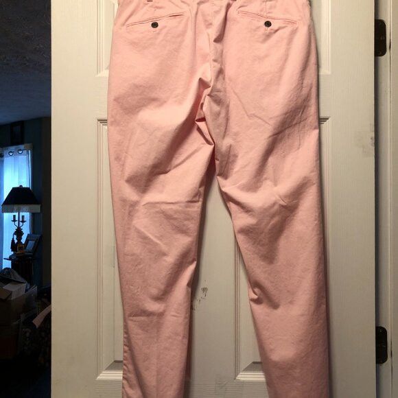 Brooks Brothers brooks brothers men's pink 97%cotton casual pants 34/30 Size US 34 / EU 50 - 3 Thumbnail