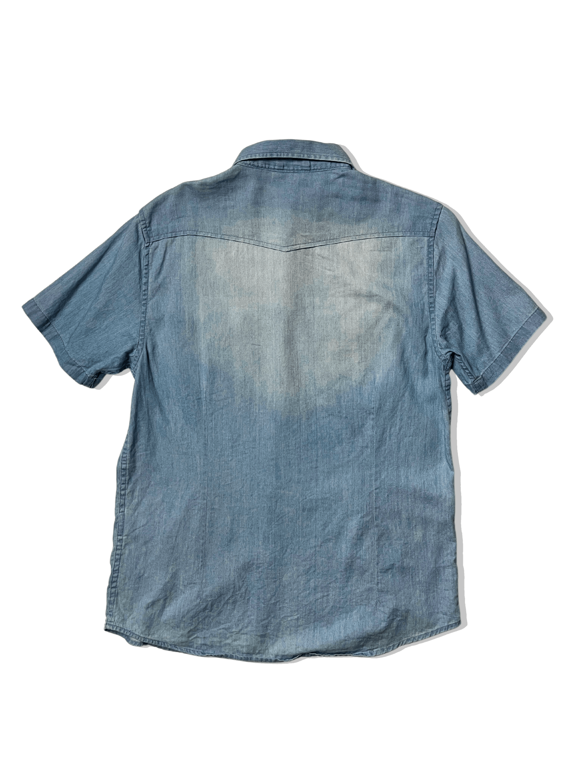 semanticdesign Semantic Design Fading Denim Westen Shirt Size US L / EU 52-54 / 3 - 4 Thumbnail