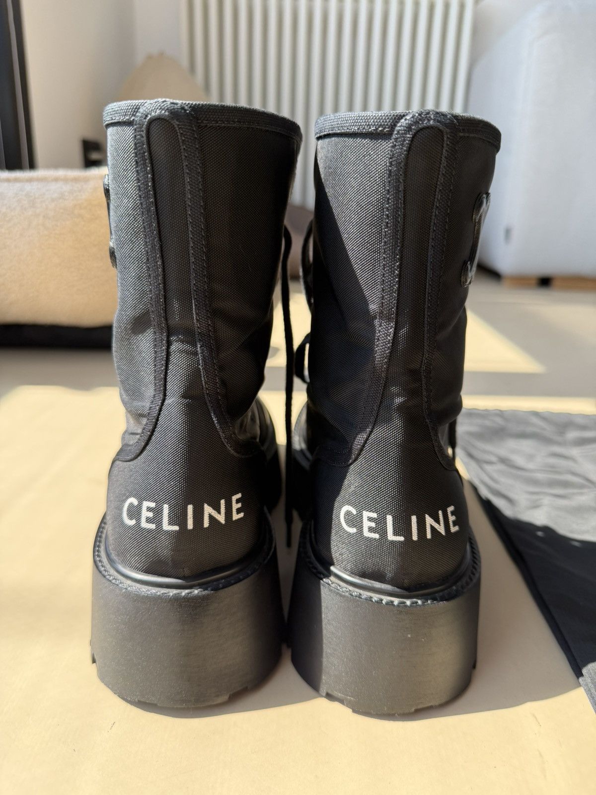 Celine CELINE Lace-Up Boots Size US 9 / IT 39 - 6 Thumbnail