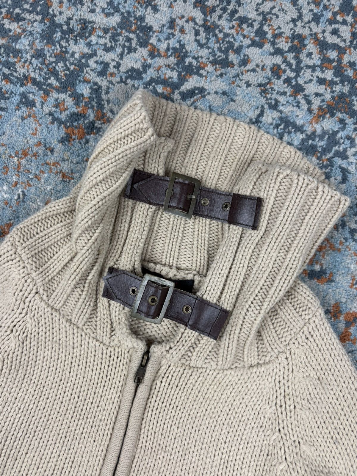 Japanese Brand × Vintage Vintage y2k Qued london crazy bondage cropped sweater knit Size L / US 10 / IT 46 - 5 Thumbnail