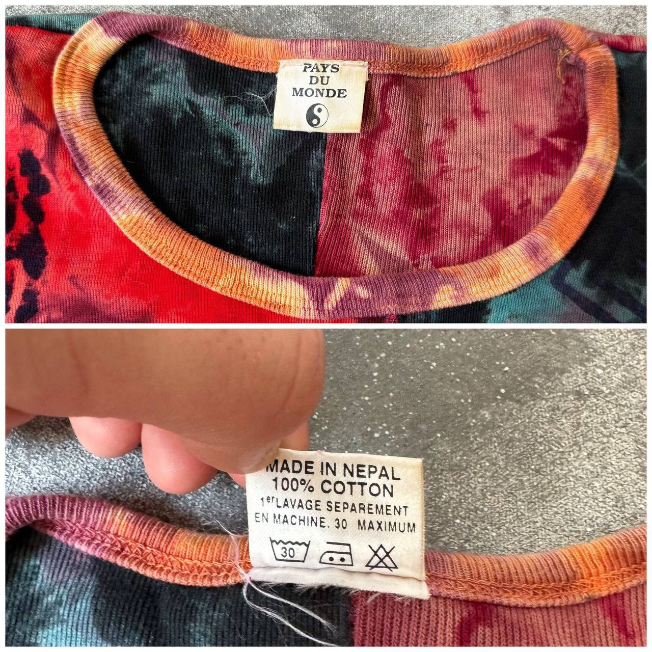 20471120 × Japanese Brand Multicolour Retro Long Sleeve Top (Jean Paul Gaultier vibe) Size M / US 6-8 / IT 42-44 - 9 Thumbnail