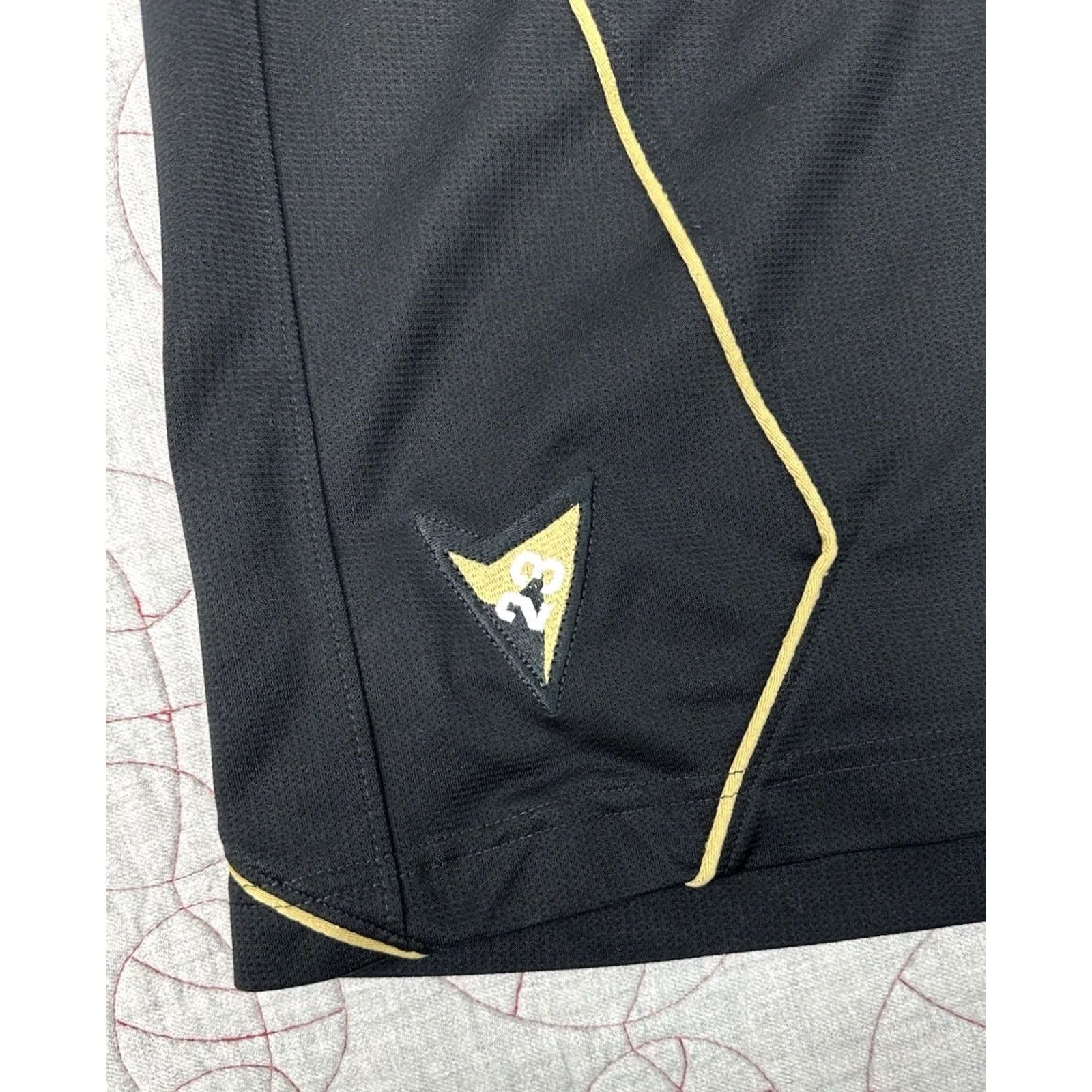 Jordan Brand Jordan Retro Basketball Shorts Men's XL Black Gold Size US 36 / EU 52 - 3 Thumbnail