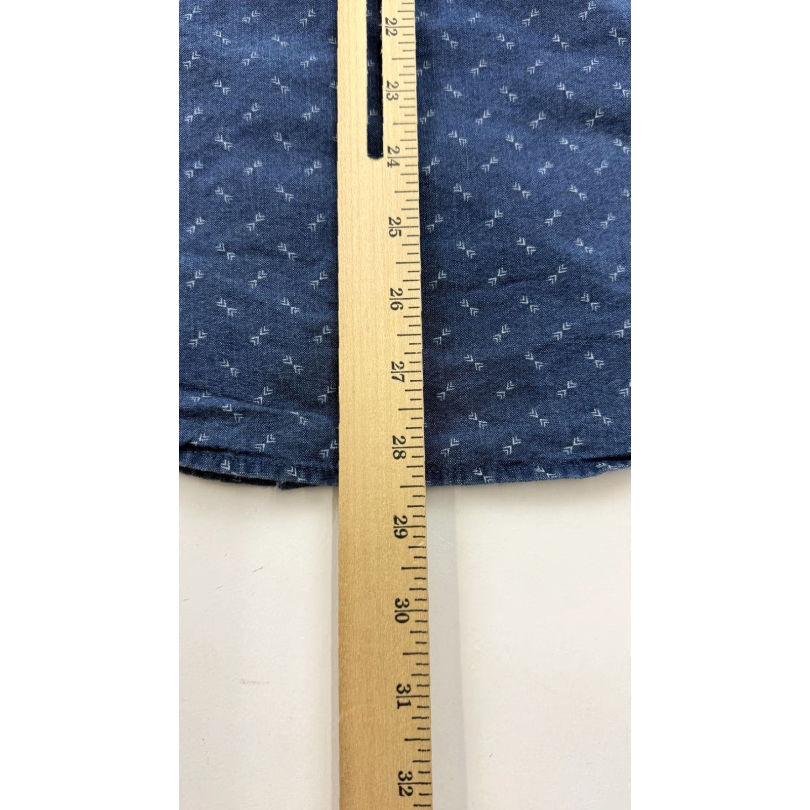 Banana Republic Banana Republic Shirt Mens Small Blue Stretch Button Up Size US S / EU 44-46 / 1 - 7 Thumbnail