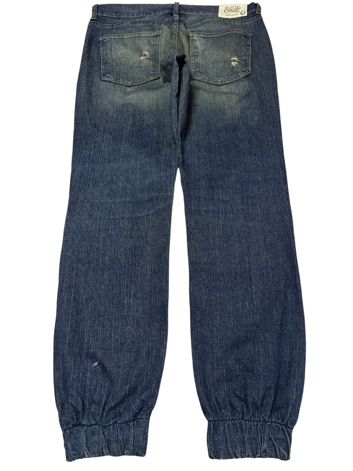 Rustic Dime Vtg Rustic Dime Distressed Mud Washed Jeans Size US 34 / EU 50 - 2 Thumbnail