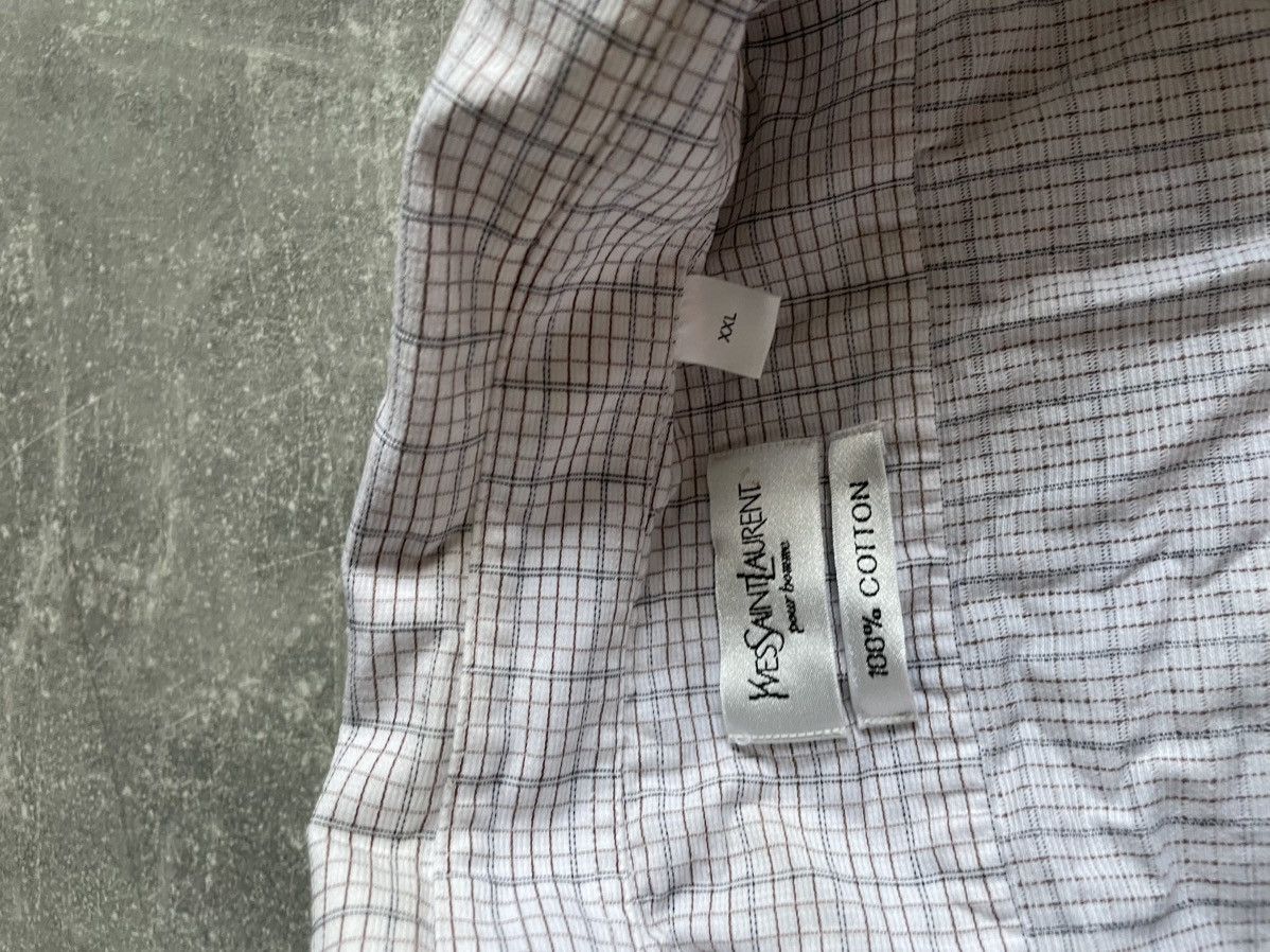 Yves Saint Laurent YSL Shirt Logo button up tee yves saint laurent old luxury Size US XXL / EU 58 / 5 - 2 Thumbnail