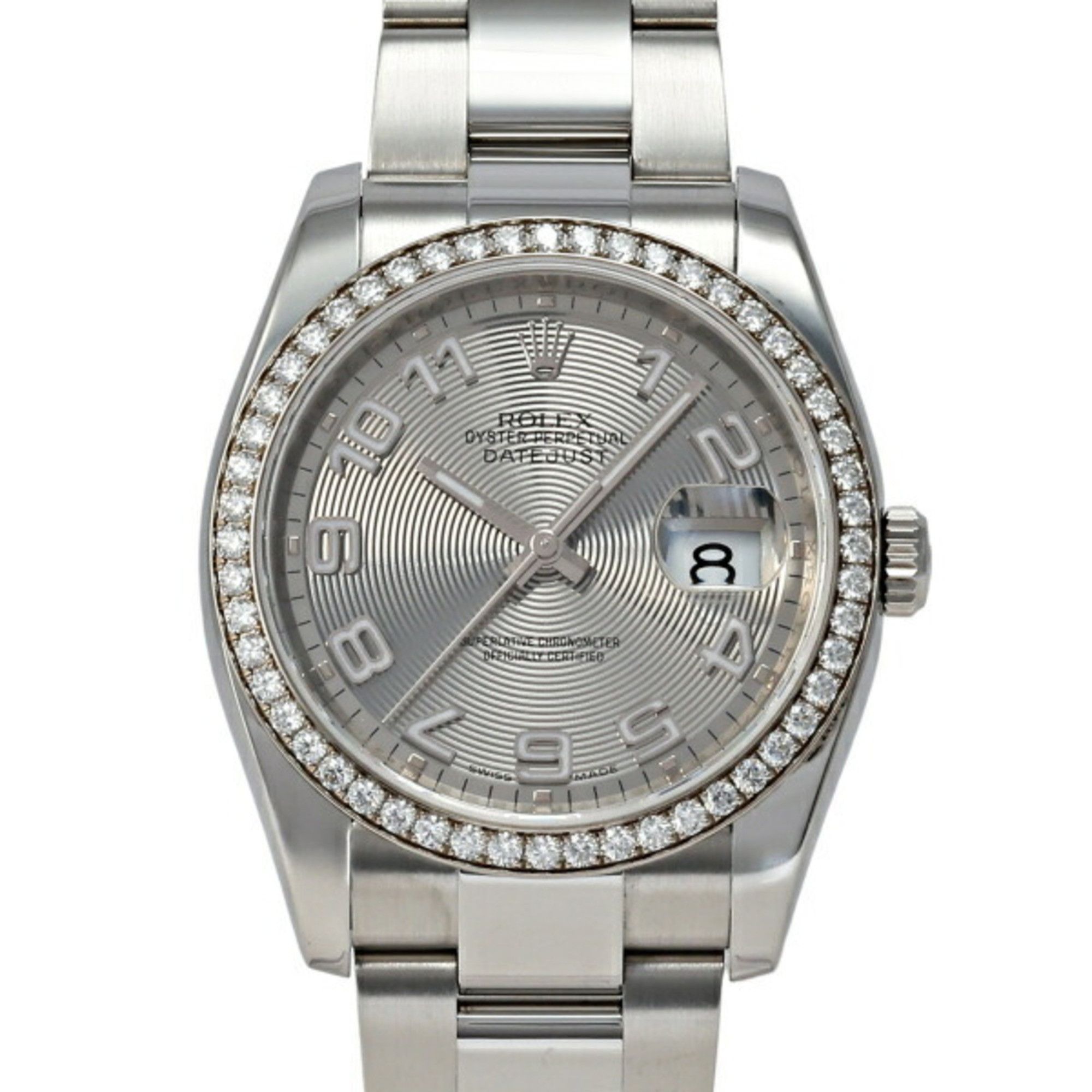 Rolex Rolex Datejust 36 116244 Silver/Arabic Dial Men's Watch __ Size ONE SIZE - 1 Thumbnail