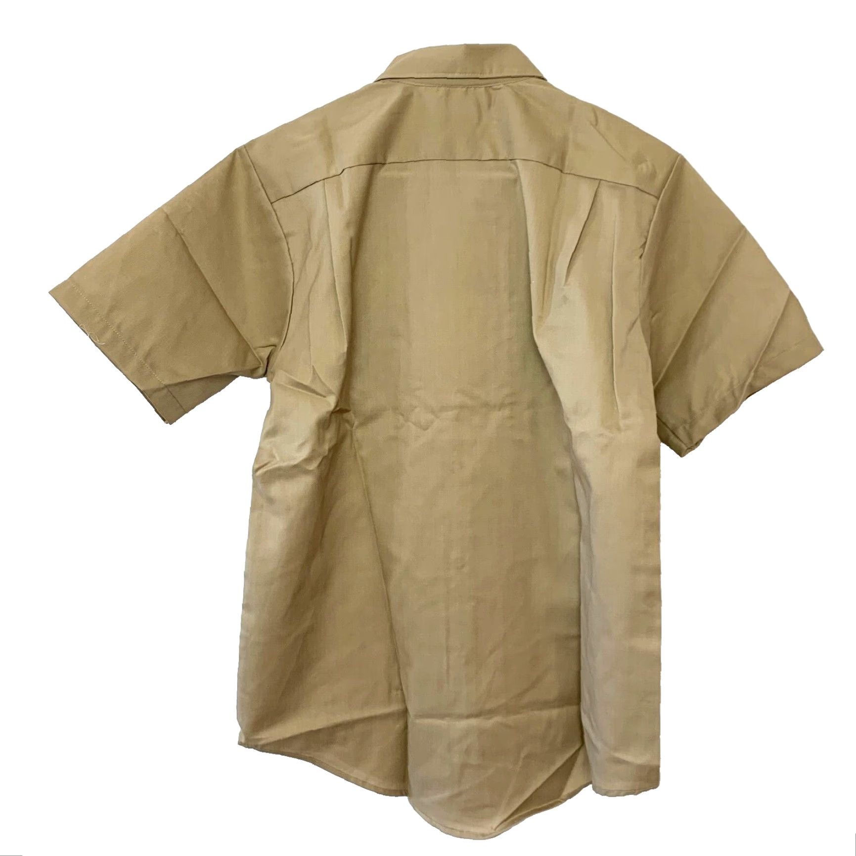 Lee VINTAGE Lee Prest Deadstock Short Sleeve Khaki Work Shirt Medium 15 15 1/2 M Mens Size US M / EU 48-50 / 2 - 6 Thumbnail