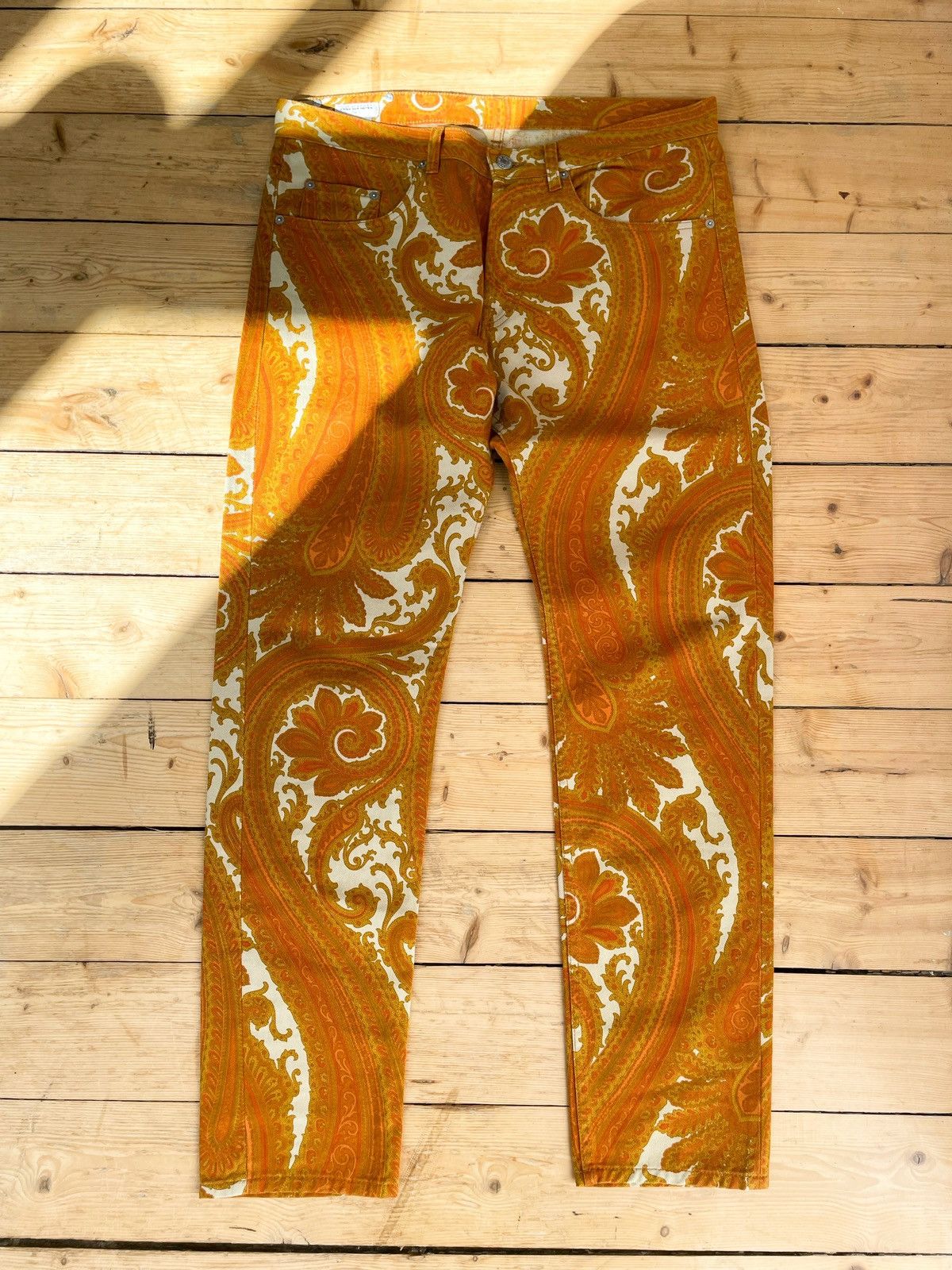 Dries Van Noten S/S 13 Paisley Print Jeans Size US 33 - 5 Thumbnail