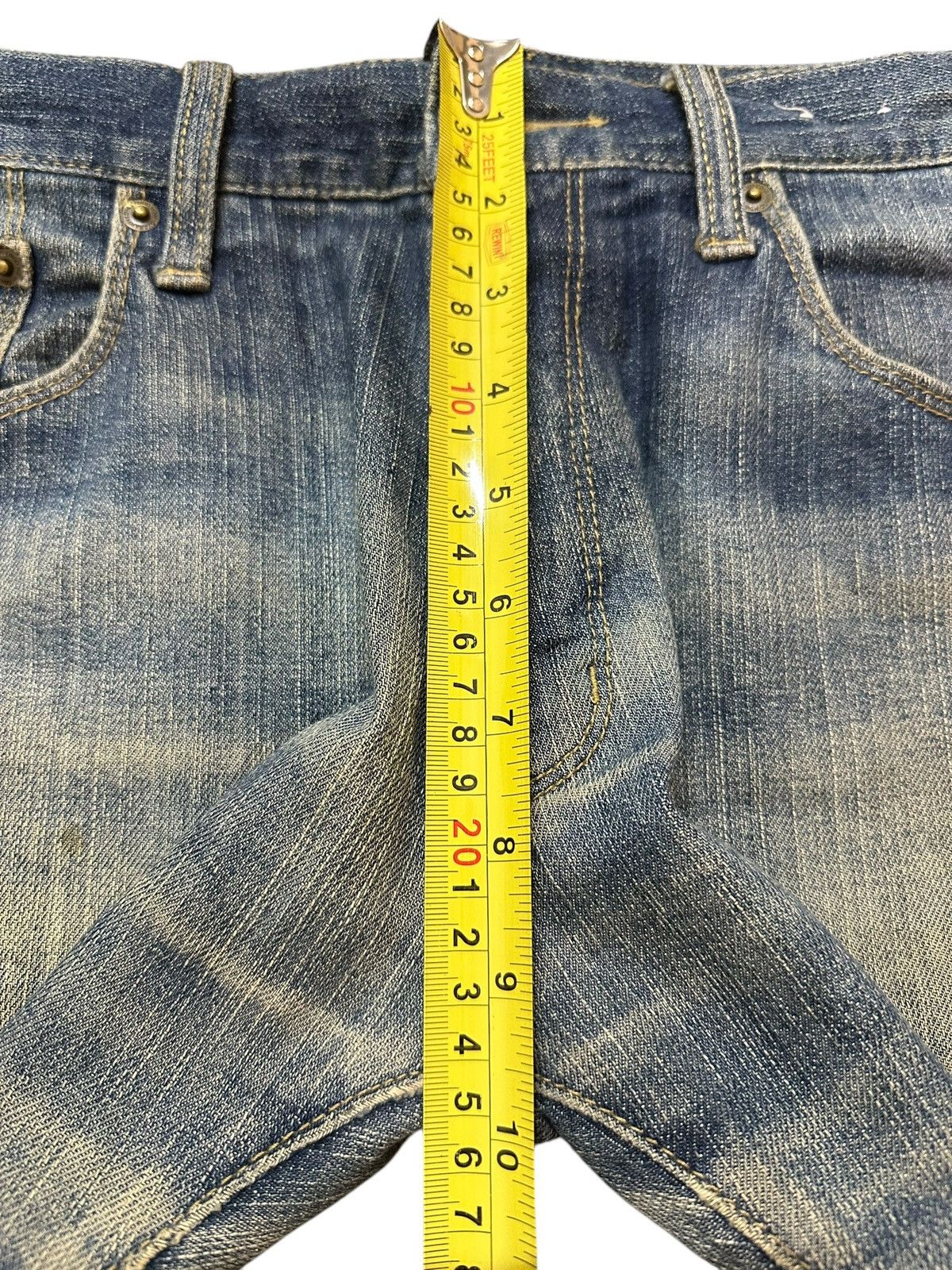 Japanese Brand Vintage Japanese Brand Faded Mud Wash Style Jeans Size US 32 / EU 48 - 15 Thumbnail