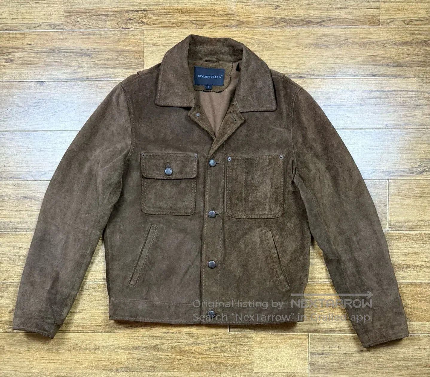 VINNY's Vintage Paul Lauren Suede Jacket. Size US L / EU 52-54 / 3 - 1 Thumbnail