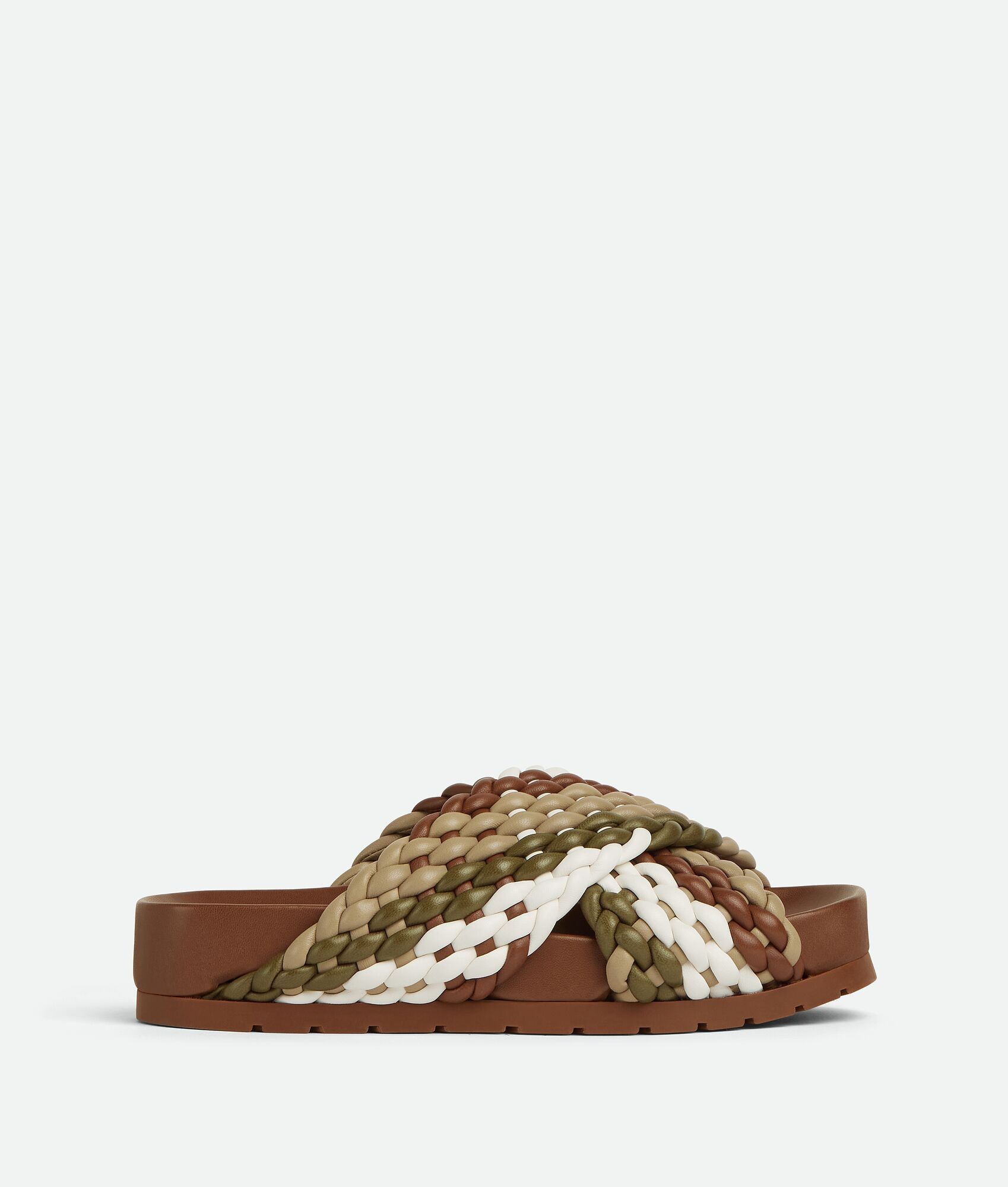 Bottega Veneta o1loc1c0125 729889 Tarik Flat Sandals in Multicolor Size US 9 / IT 39 - 1 Thumbnail