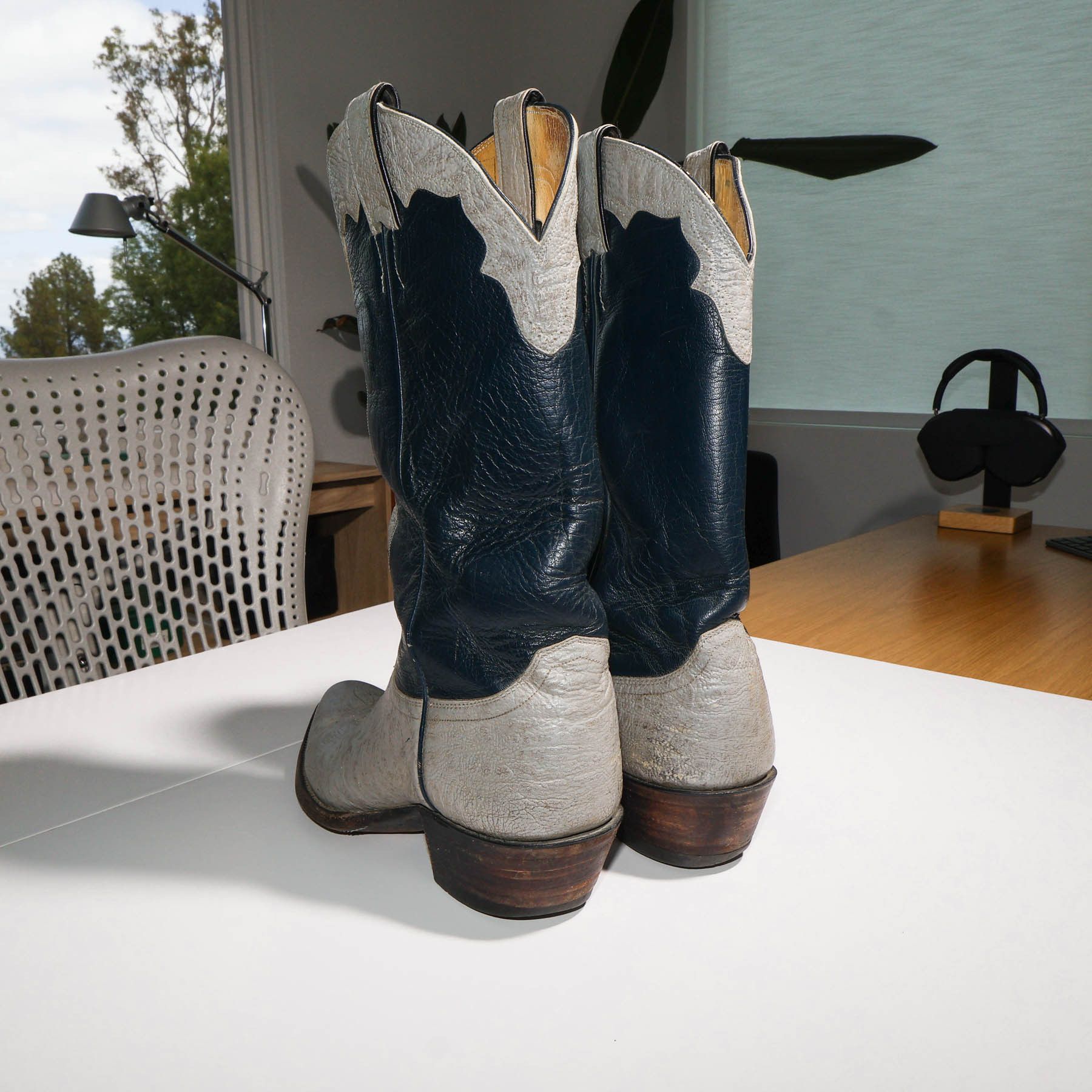 Vintage Vintage 70's Justin Leather Custom Western Cowboy Boots USA Size US 9 / EU 42 - 9 Thumbnail