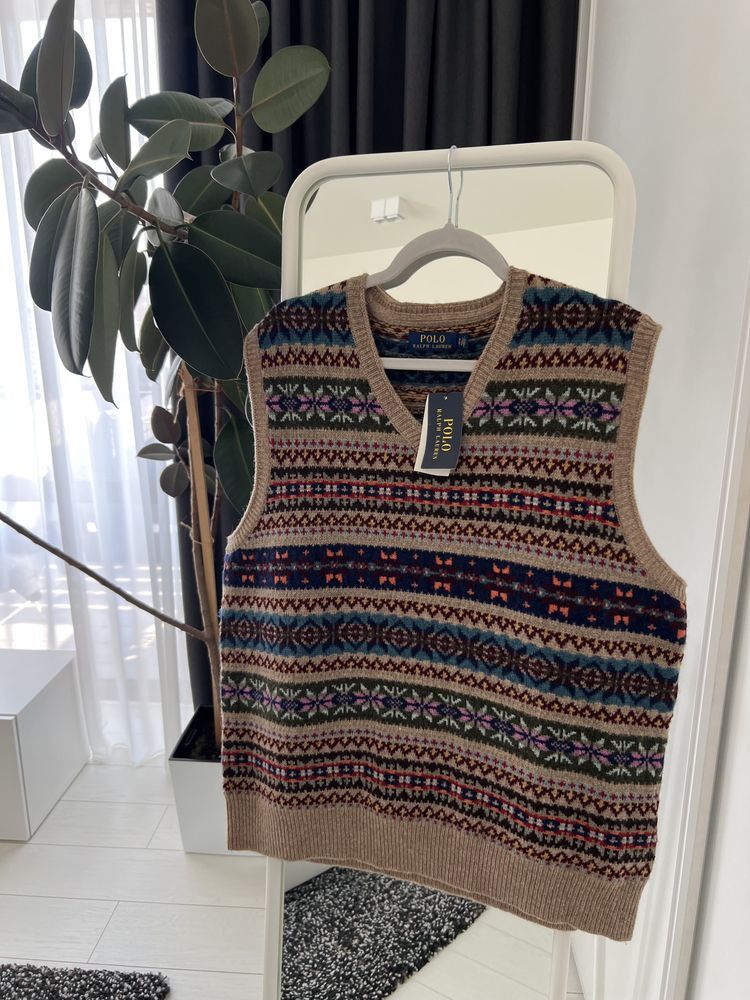 Polo Ralph Lauren NWT Polo Ralph Lauren Wool Vest Size US XL / EU 56 / 4 - 2 Thumbnail