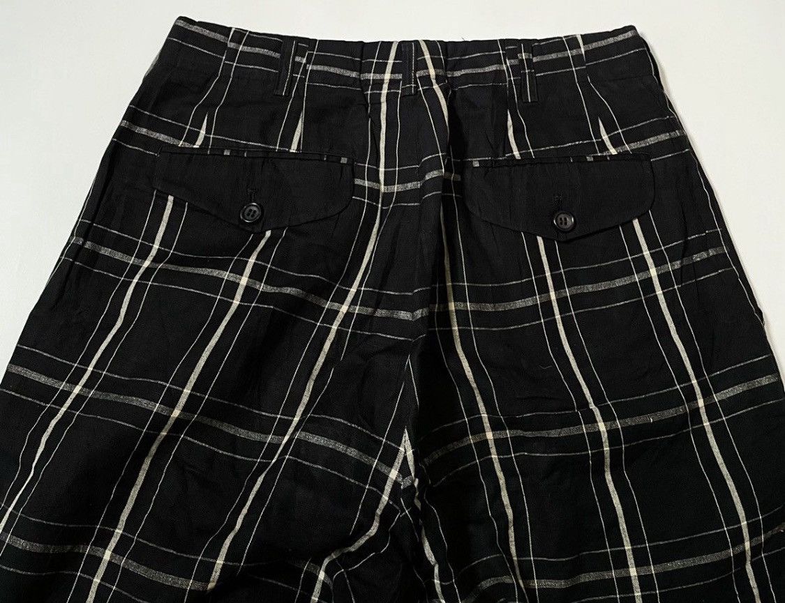 Comme des Garcons TAX FREE 🇺🇸 Vintage cdg homme checkered high waist trousers Size US 27 - 4 Thumbnail