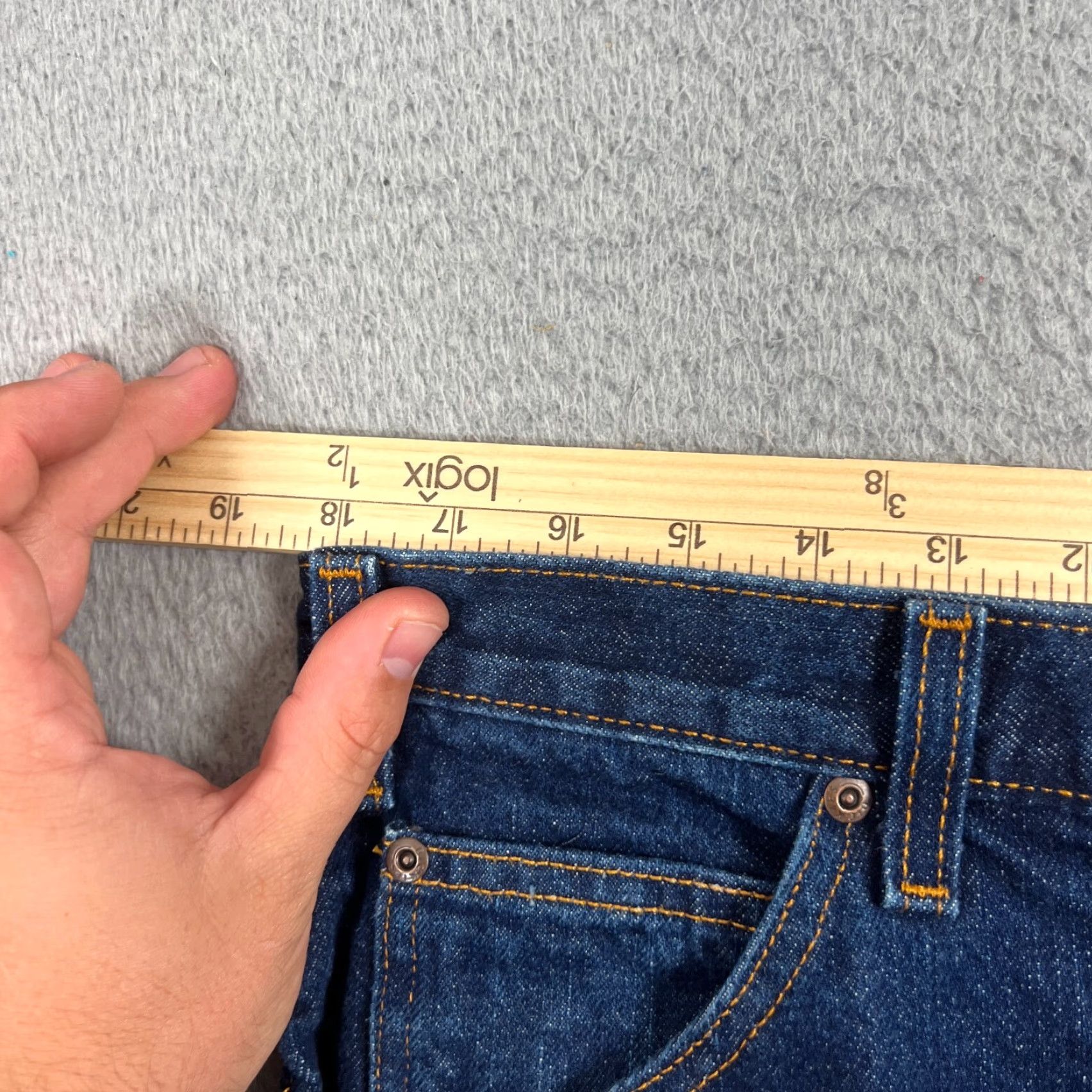 Dickies Dickies Jeans Mens 36x32 Regular Straight Denim Blue Y2K Skater Size US 36 / EU 52 - 4 Thumbnail