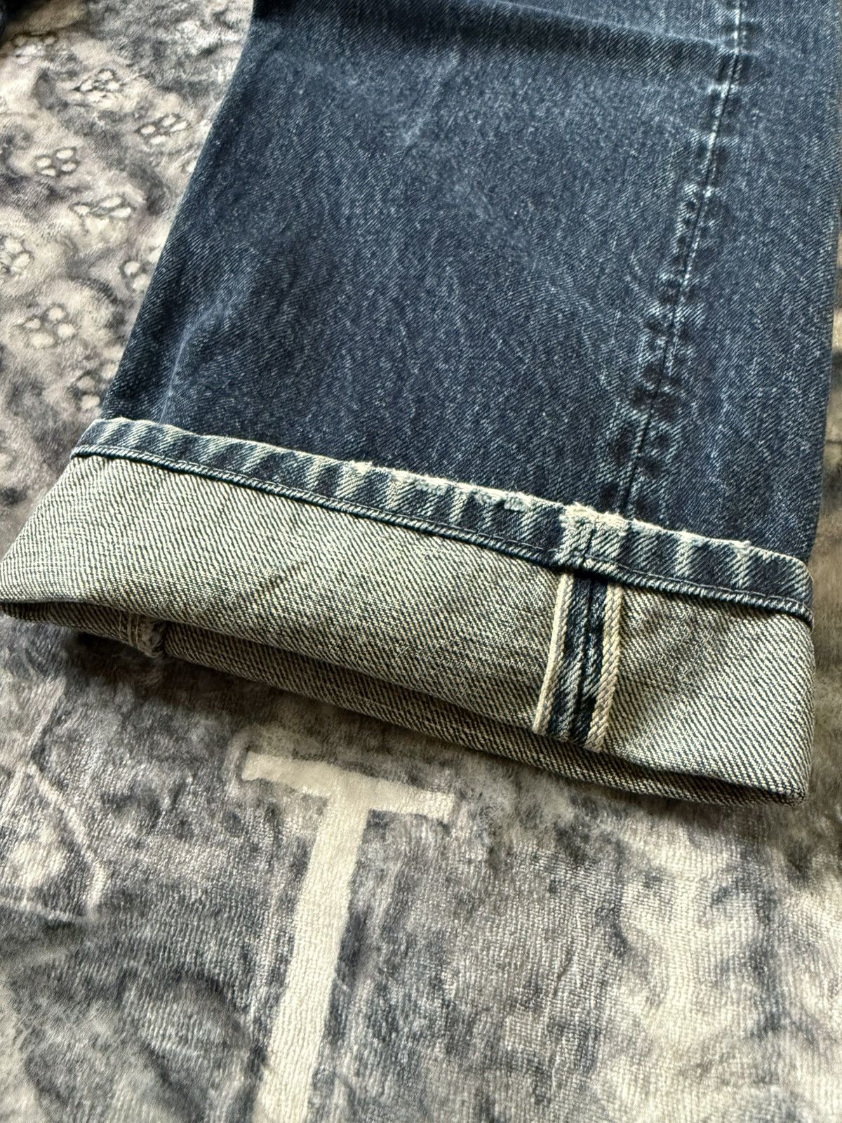 Indigo × Tender Co. Tender Co. Type 130 Pocket Mouth lining Selvage Jeans Size US 30 / EU 46 - 4 Thumbnail