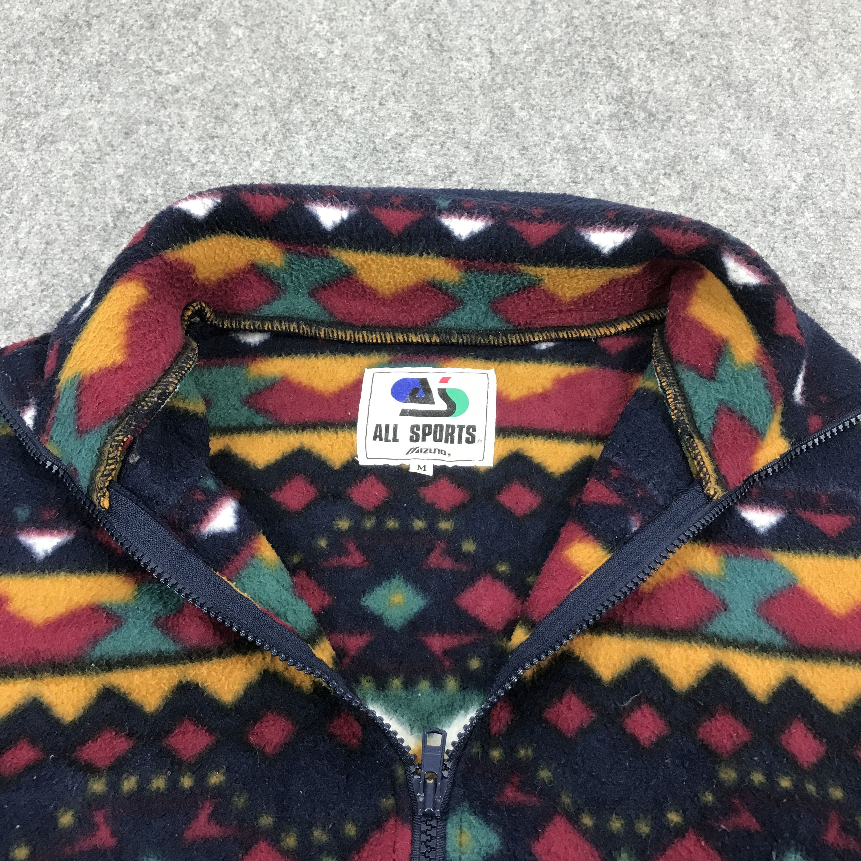 Japanese Brand × Mizuno NAVAJO MIZUNO X ALL SPORTS ZIPPER JACKET Size US M / EU 48-50 / 2 - 7 Thumbnail