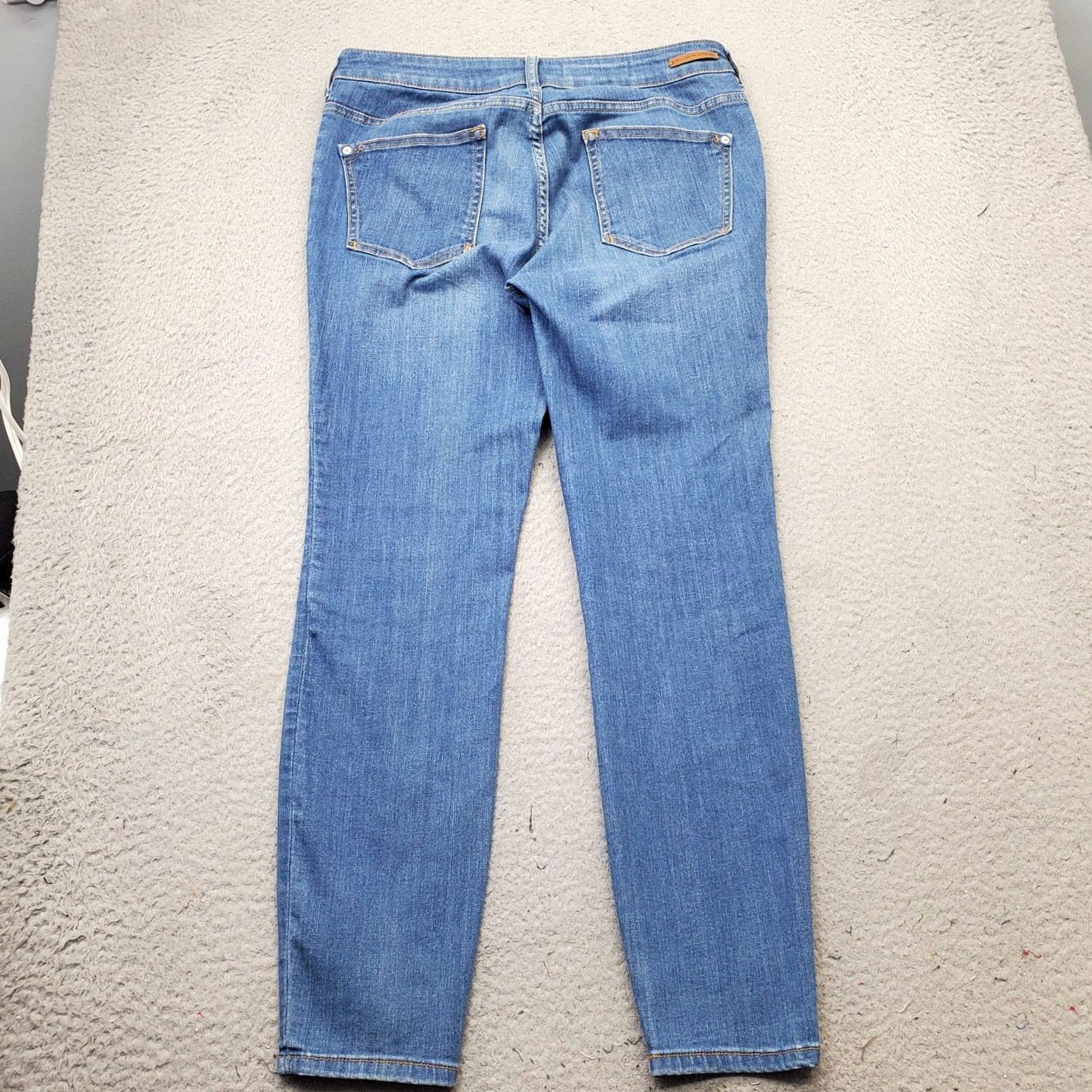 Vintage Pilcro Womens Jeans 31 Blue Denim Skinny High Rise 5-Pocket Stretch Regular Size 31 Womens Size 24" / US 00 / IT 34 - 2 Thumbnail