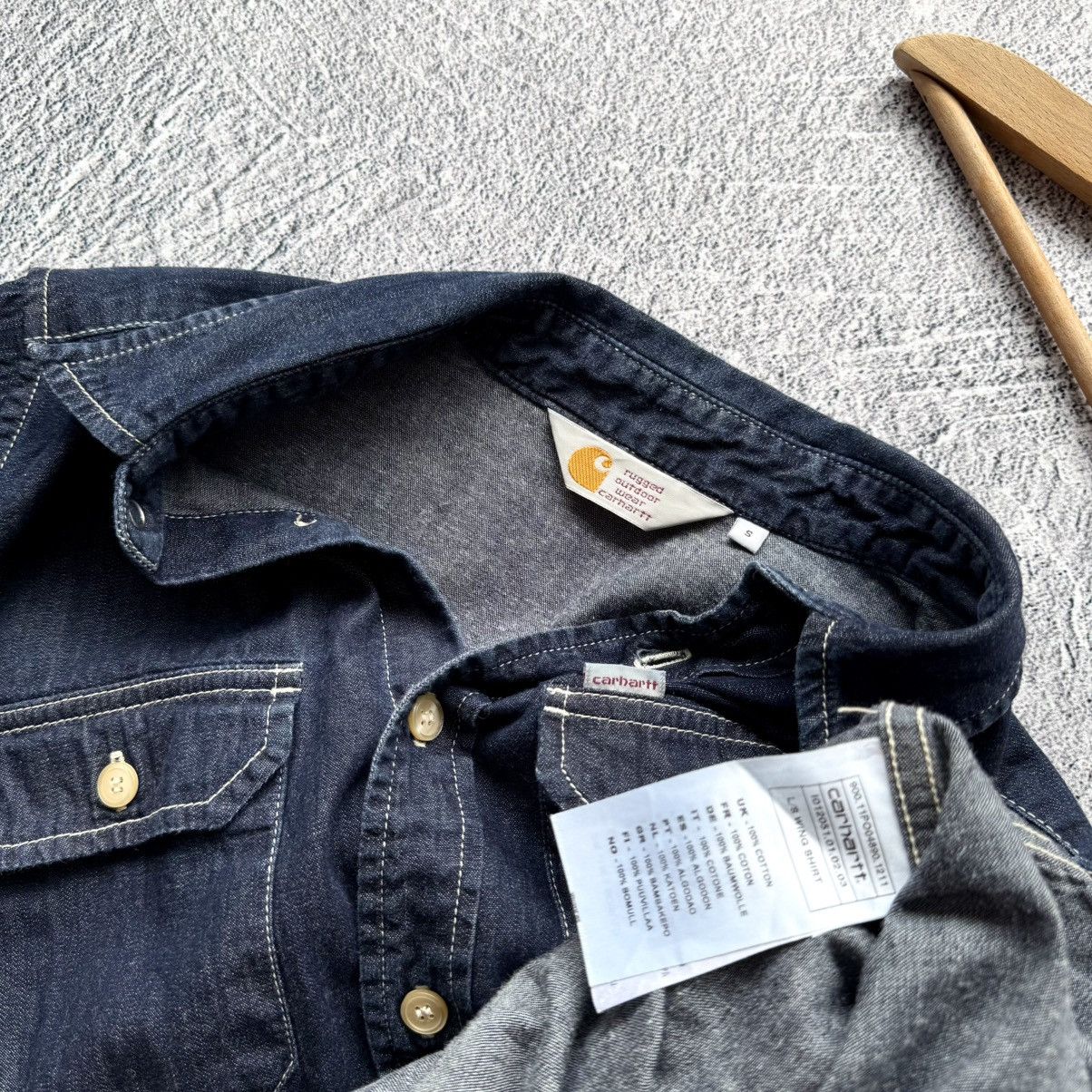 Carhartt Wip Carhartt Mens Blue Wing Shirt Long Sleeve Size US S / EU 44-46 / 1 - 5 Thumbnail