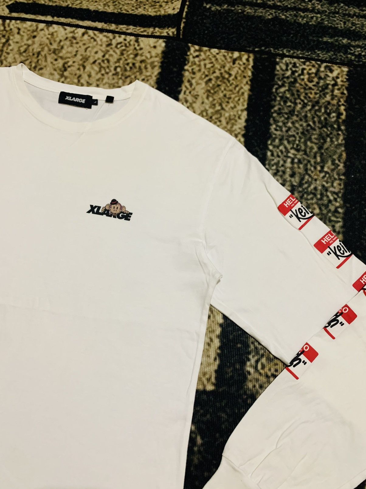 X-LARGE LASTDROP#X-LARGE My Name Is Keith Long Sleeve Streetwear Tee Size US M / EU 48-50 / 2 - 7 Thumbnail