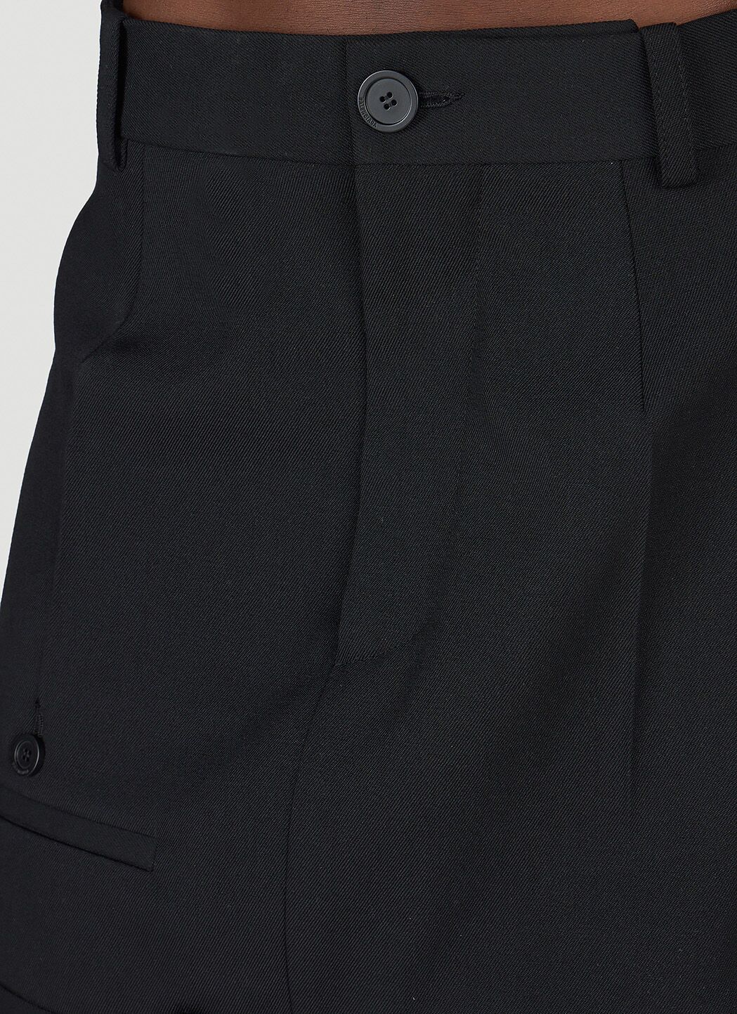 Balenciaga o1bcso1str1124 Deconstructed Skirt in Black Size 28" / US 6 / IT 42 - 5 Thumbnail