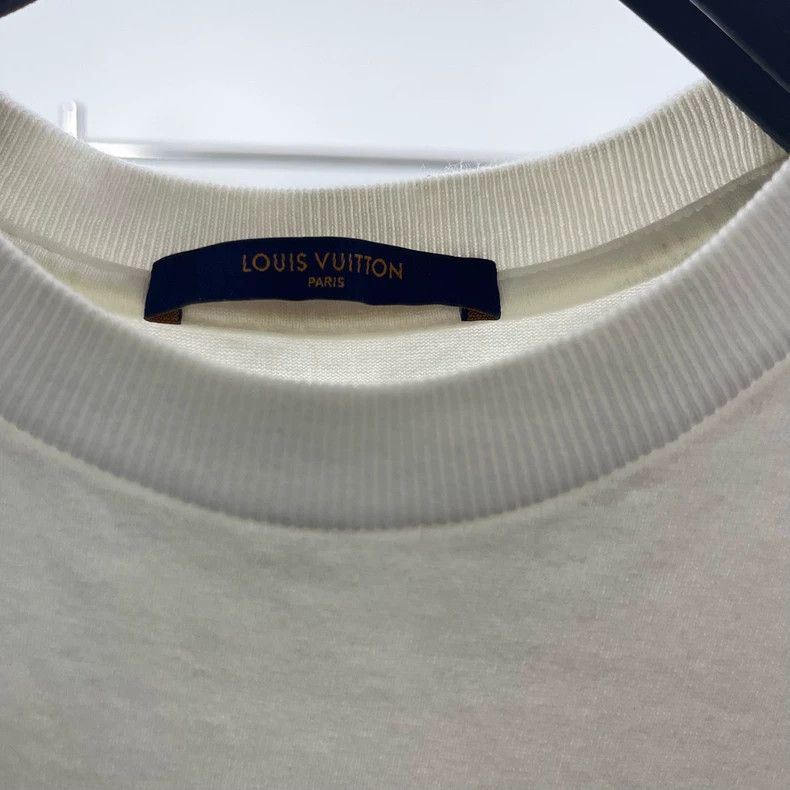 Louis Vuitton Louis Vuitton White and green flocking bullet screen short Size US S / EU 44-46 / 1 - 3 Thumbnail