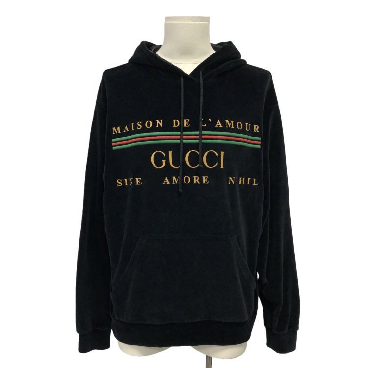 Gucci Gucci Maison de l'Amour Velour Hoodie Size S Size US S / EU 44-46 / 1 - 1 Thumbnail