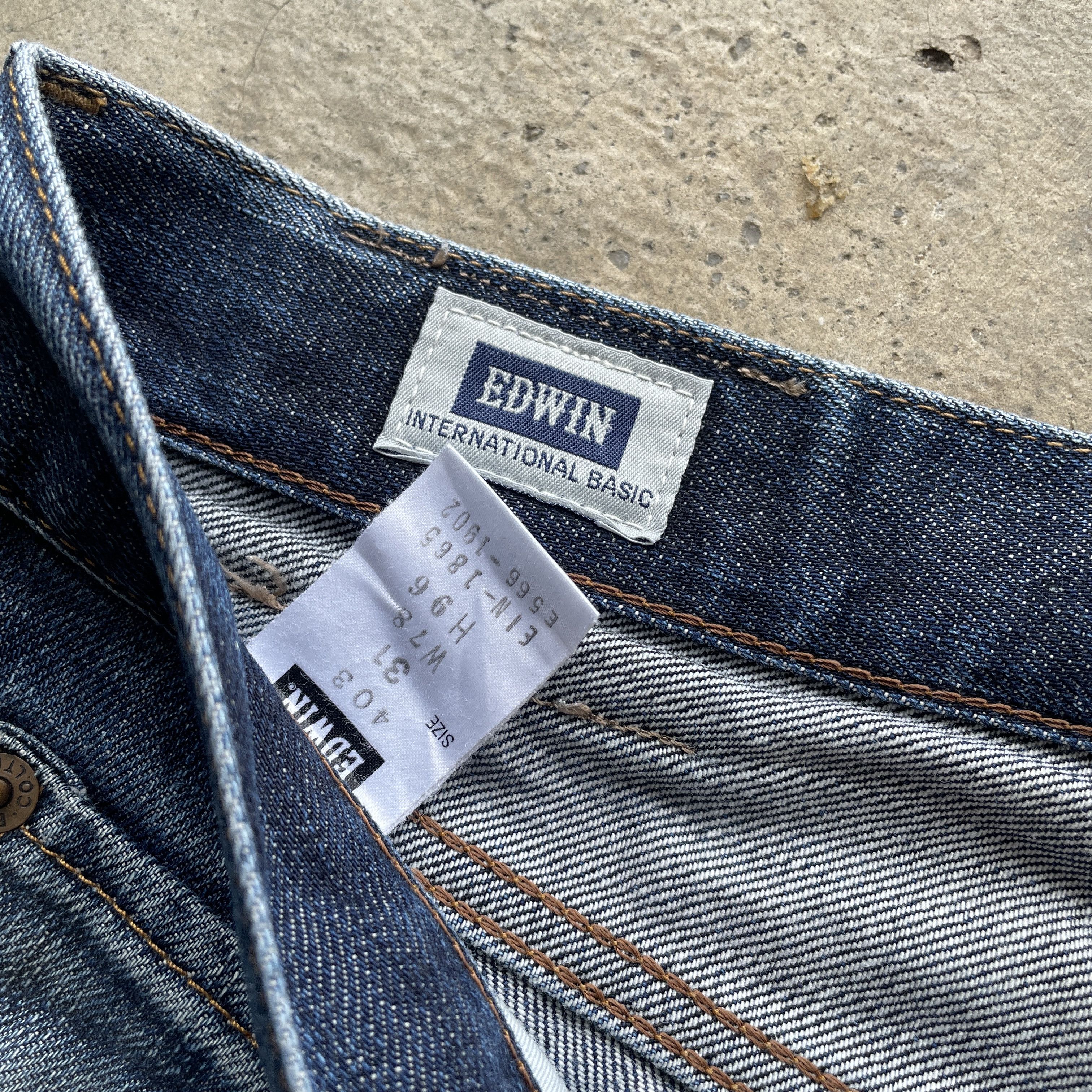 Edwin W32x29 Vintage Edwin Jeans Distressed Denim Faded Pants Size US 32 / EU 48 - 8 Thumbnail