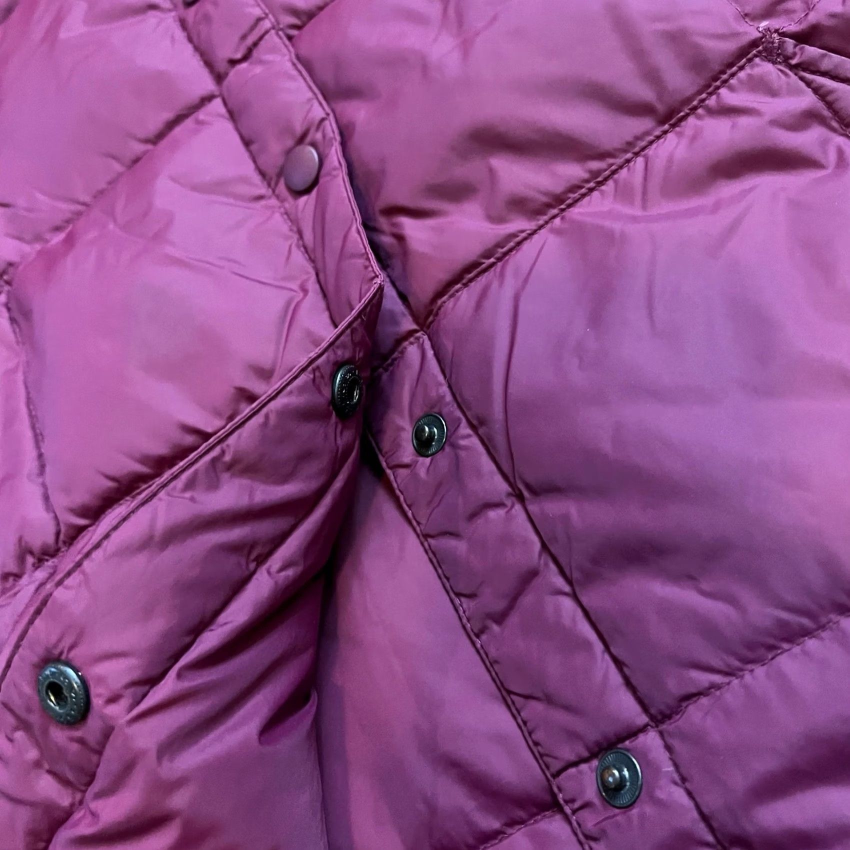 Lands' End VINTAGE Lands' End Vest Women Small 6-8 Maroon Red Goose Down Puffer Vest S Womens Size S / US 4 / IT 40 - 5 Thumbnail